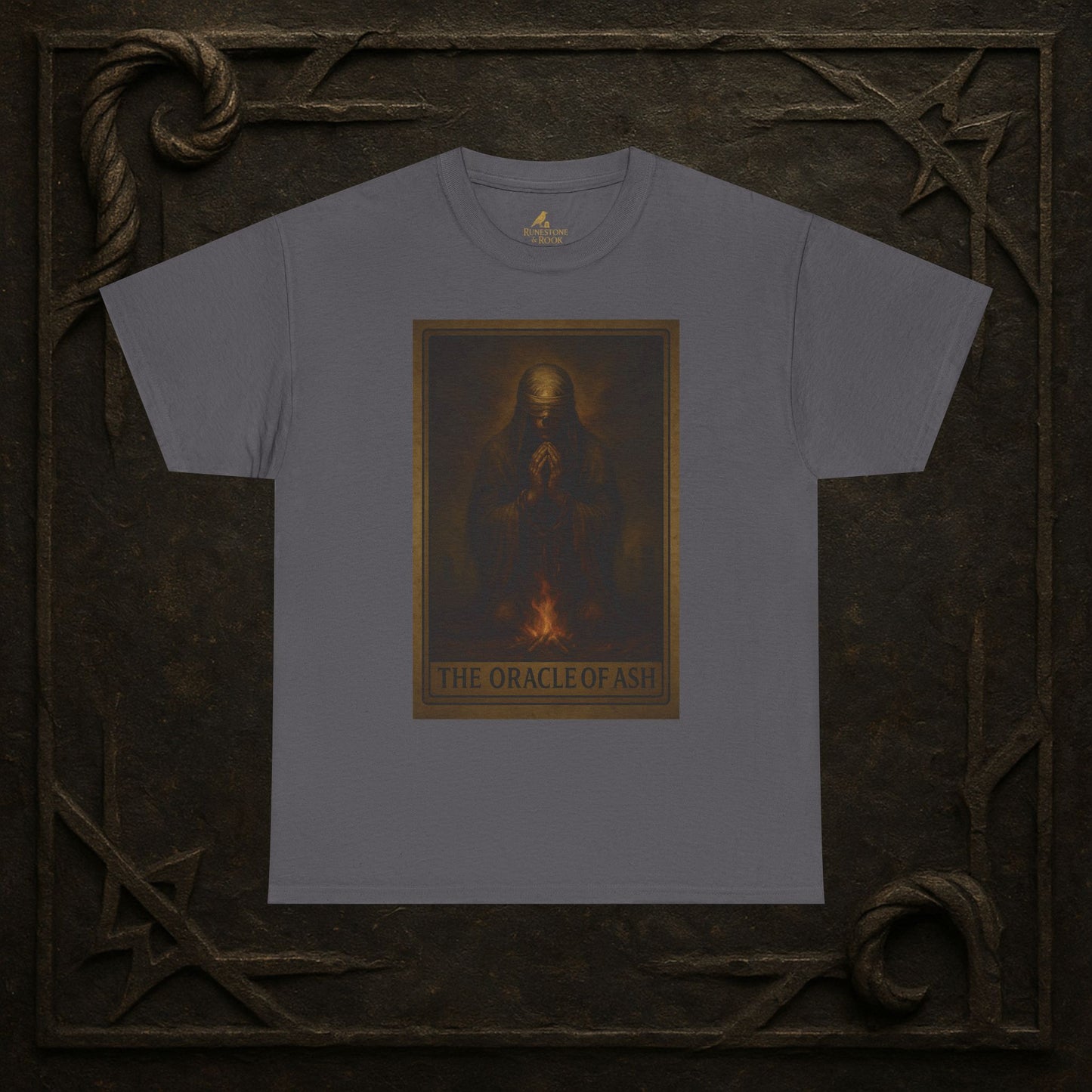 The Oracle of Ash – Tarot of the Dead Tee (Card XI)