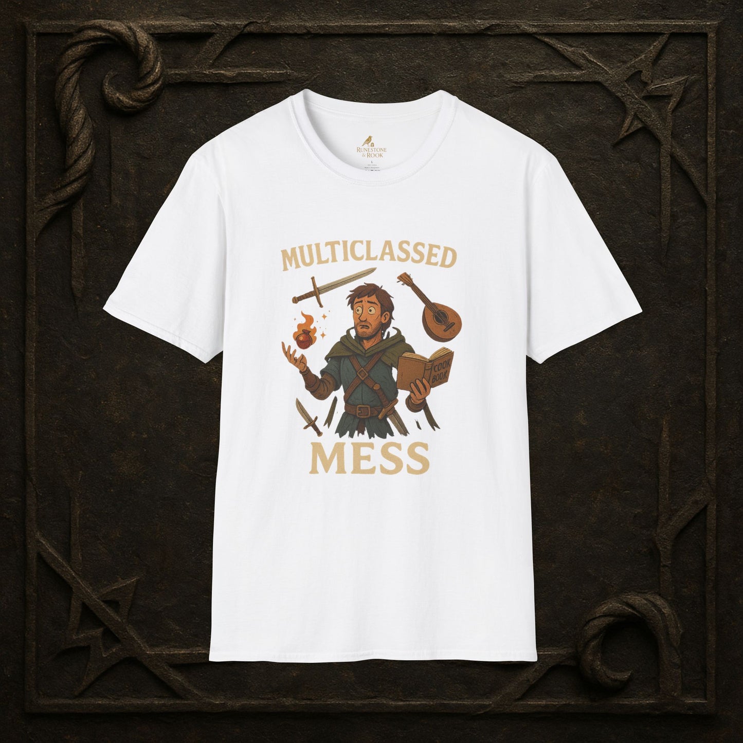Multiclassed Mess – Chaos Class Adventurer T-Shirt