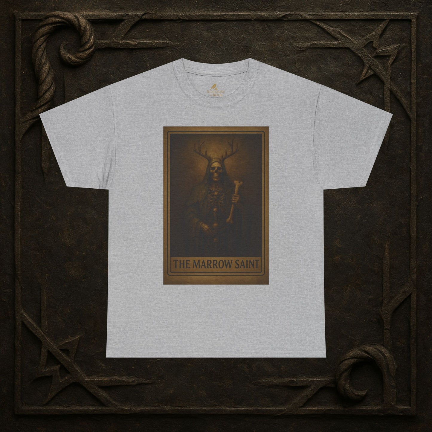The Marrow Saint – Tarot of the Dead Tee (Card VI)