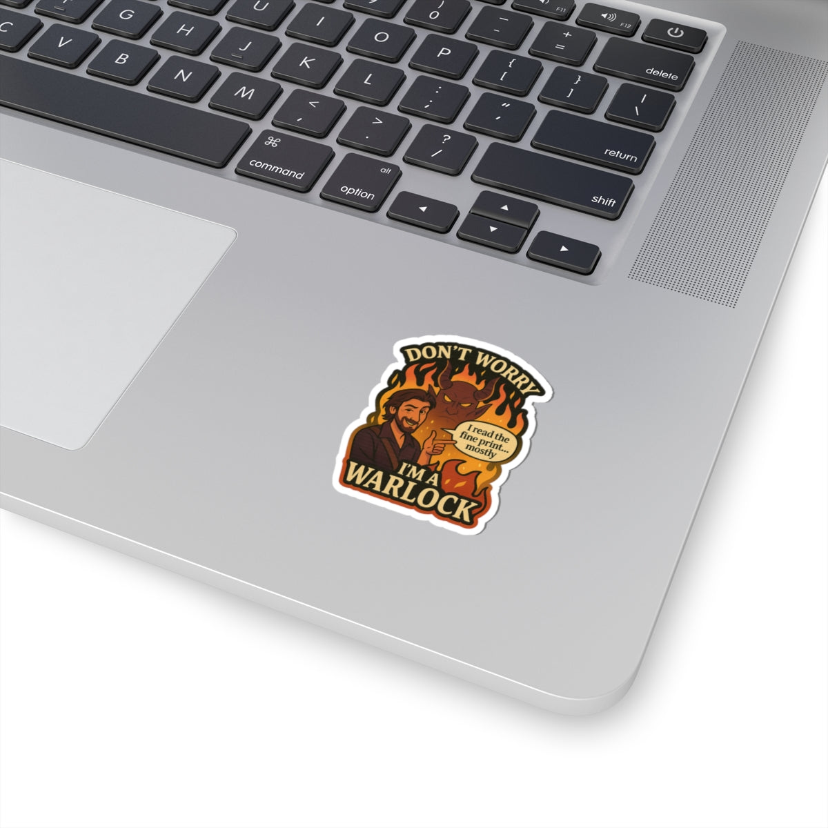 Don’t Worry, I’m a Warlock – Chaotic Pact Magic Die Cut Sticker