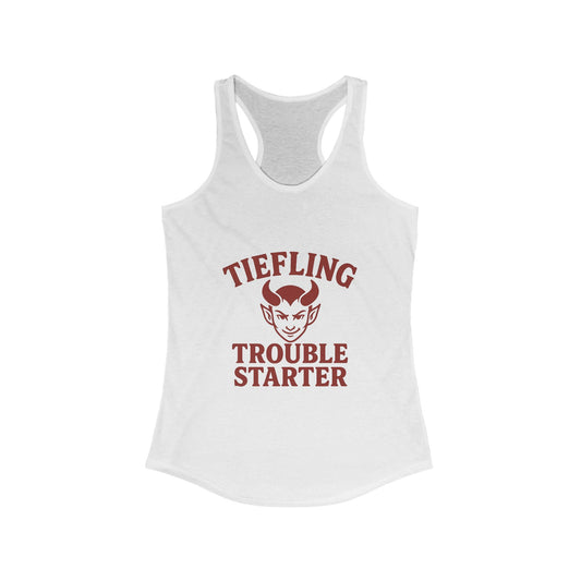 Tiefling Trouble Starter – Bold RPG Women’s Tank Top