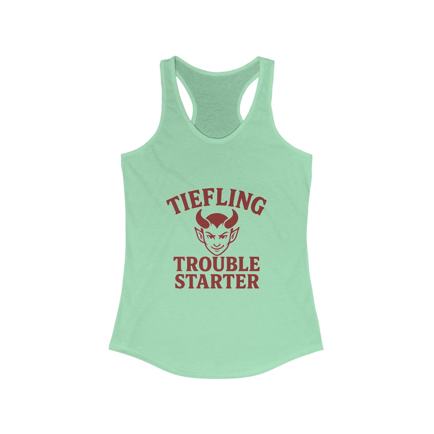 Tiefling Trouble Starter – Bold RPG Women’s Tank Top