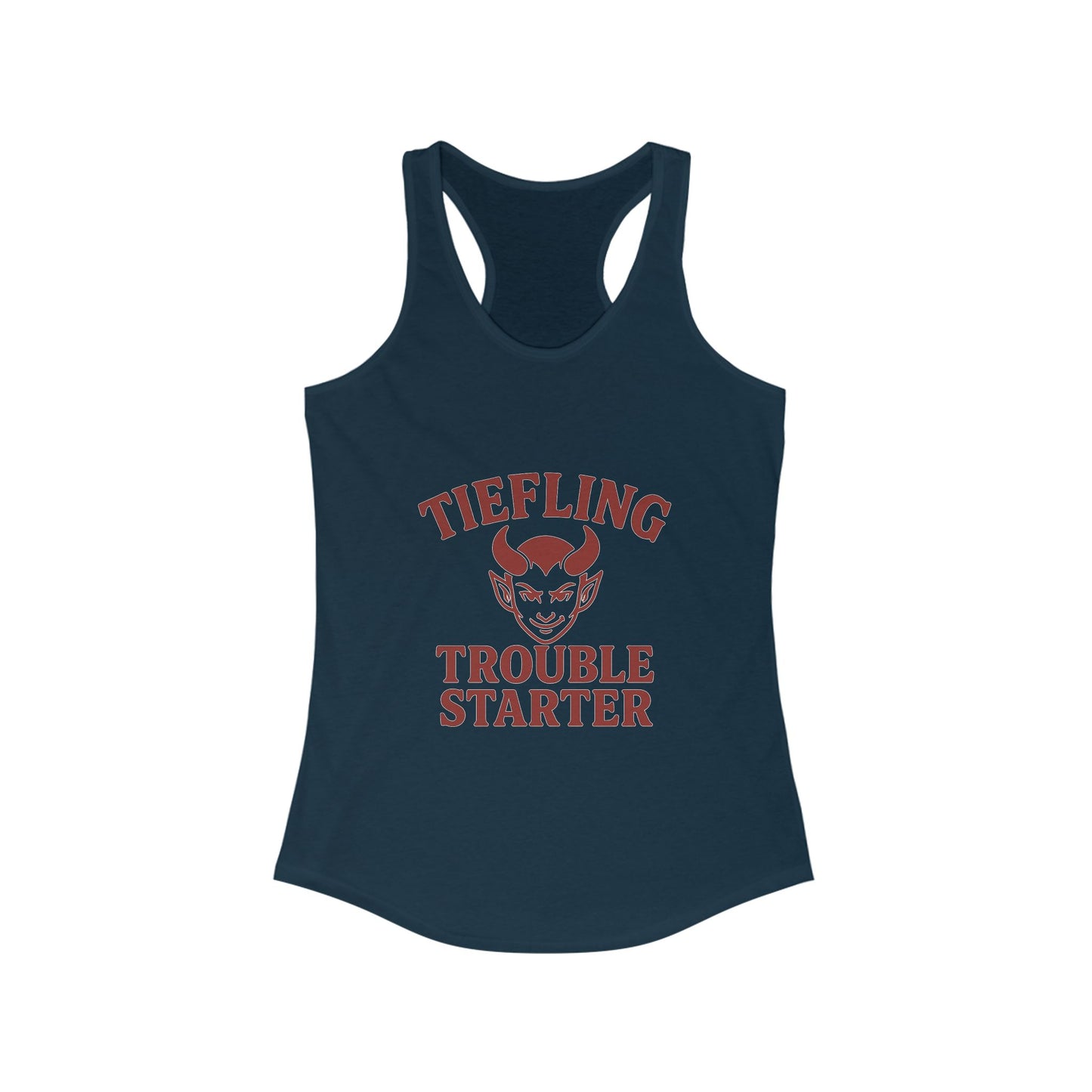 Tiefling Trouble Starter – Bold RPG Women’s Tank Top