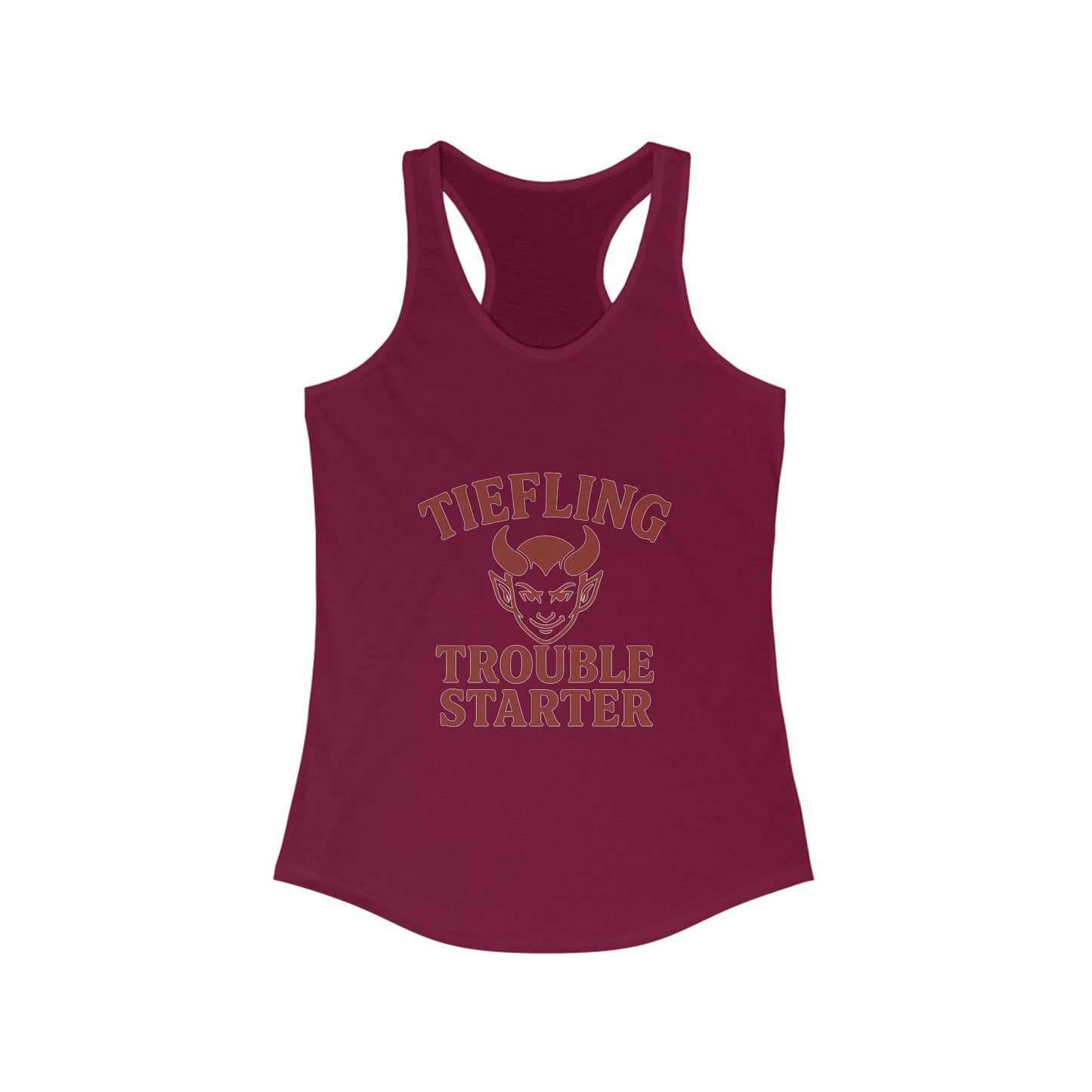 Tiefling Trouble Starter – Bold RPG Women’s Tank Top