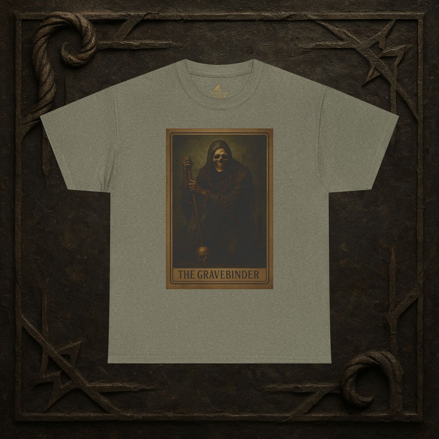 The Gravebinder – Tarot of the Dead Tee (Card V)