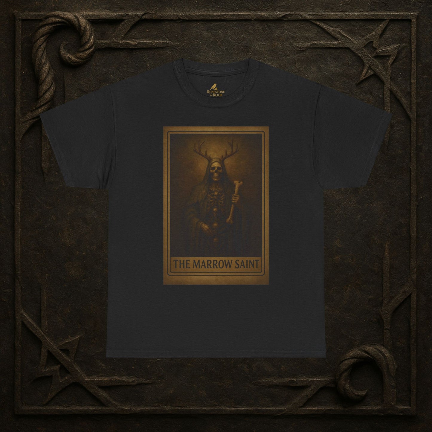 The Marrow Saint – Tarot of the Dead Tee (Card VI)