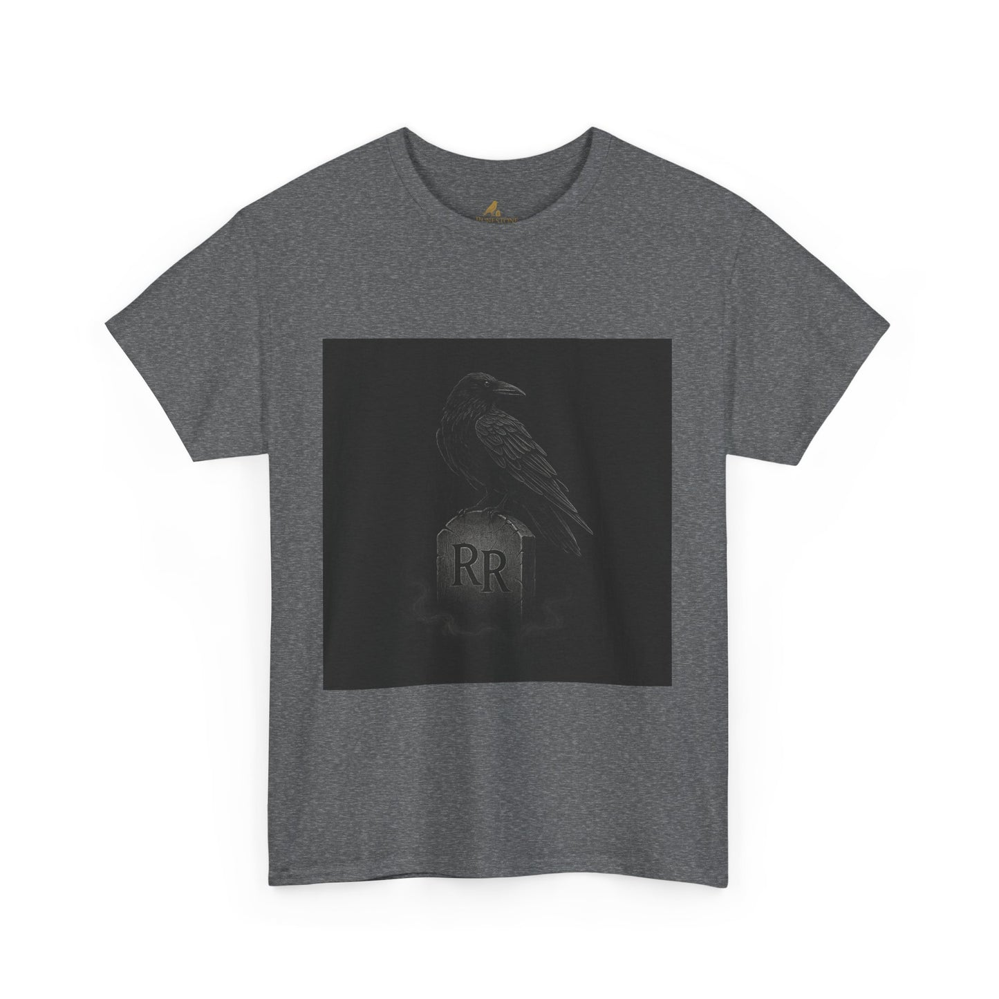 Raven’s Omen – Dark Fantasy Tombstone Tee