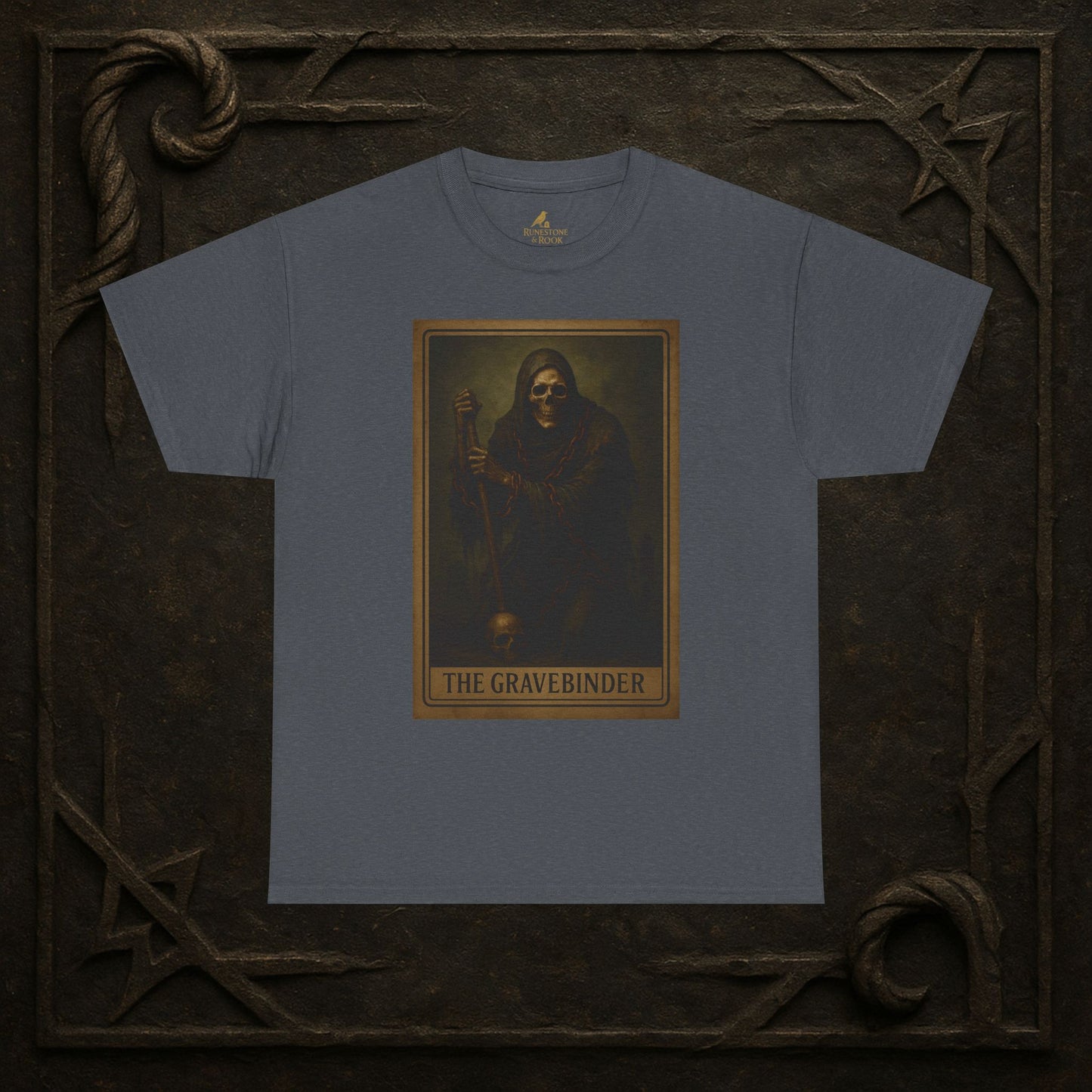 The Gravebinder – Tarot of the Dead Tee (Card V)