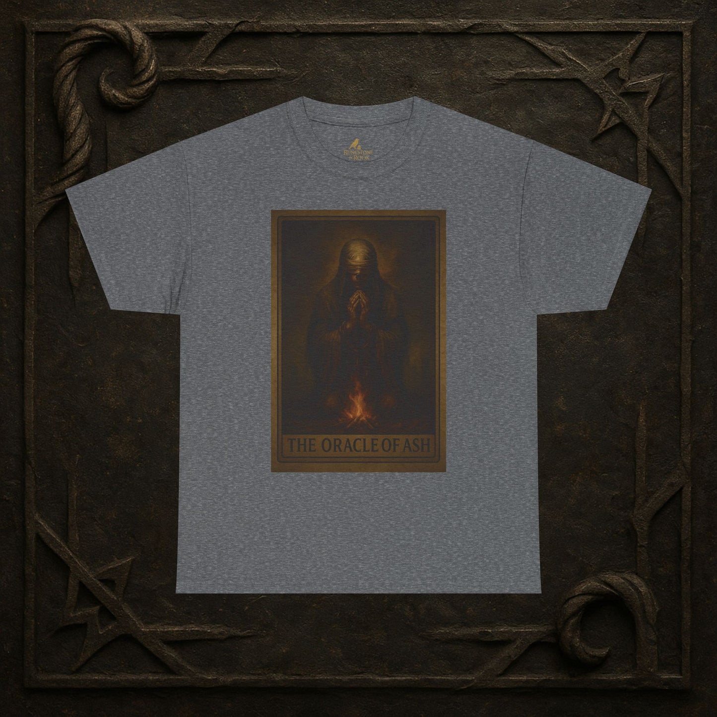 The Oracle of Ash – Tarot of the Dead Tee (Card XI)