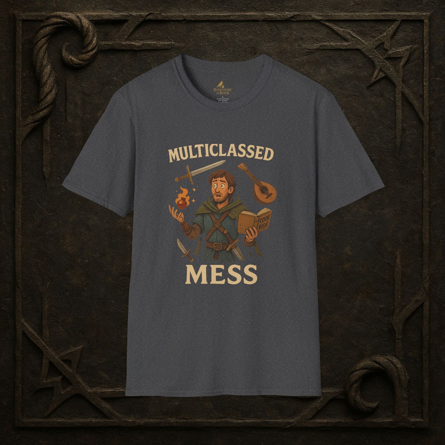 Multiclassed Mess – Chaos Class Adventurer T-Shirt