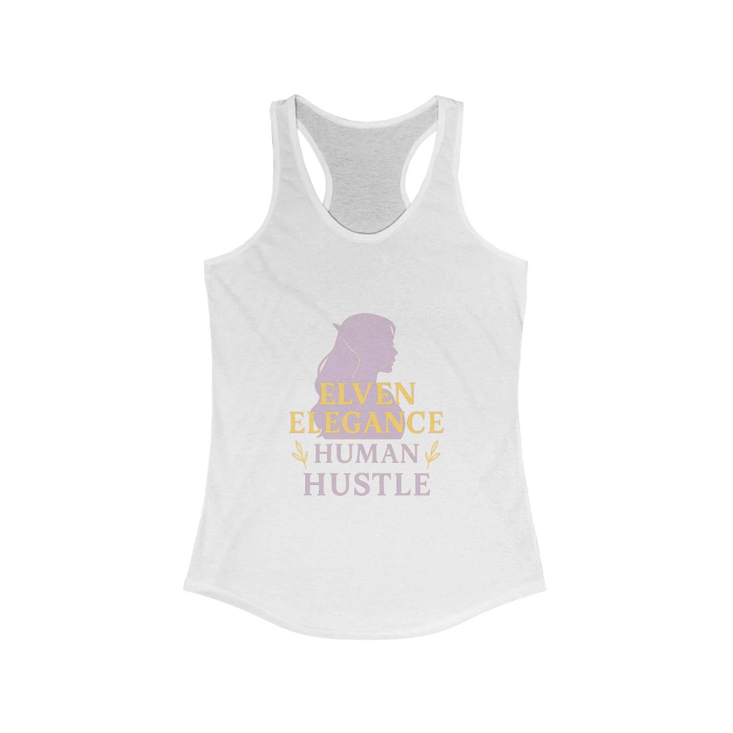 Elven Elegance, Human Hustle – Fantasy Femme Graphic Tank