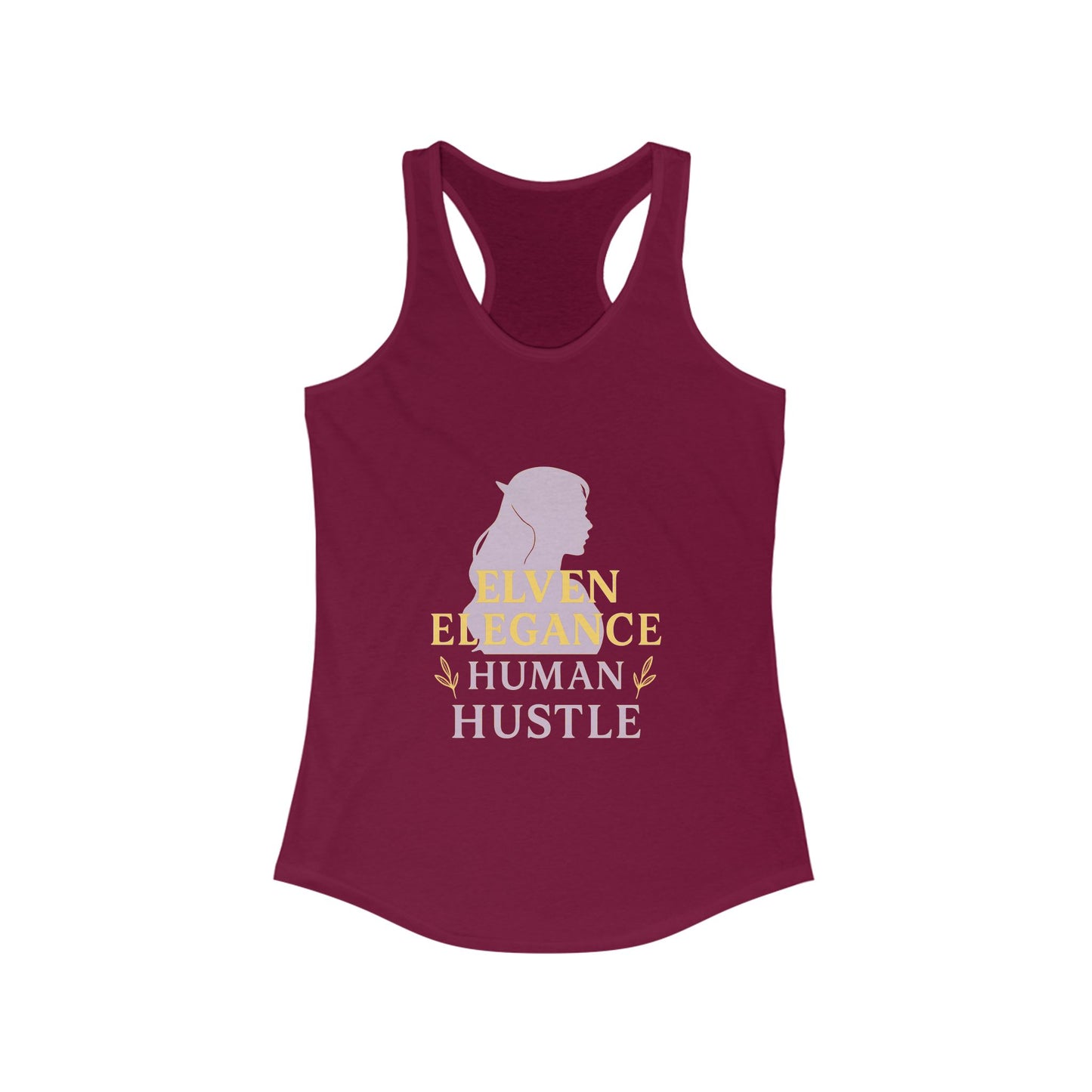 Elven Elegance, Human Hustle – Fantasy Femme Graphic Tank