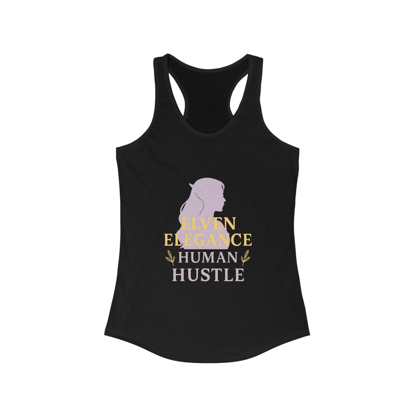 Elven Elegance, Human Hustle – Fantasy Femme Graphic Tank