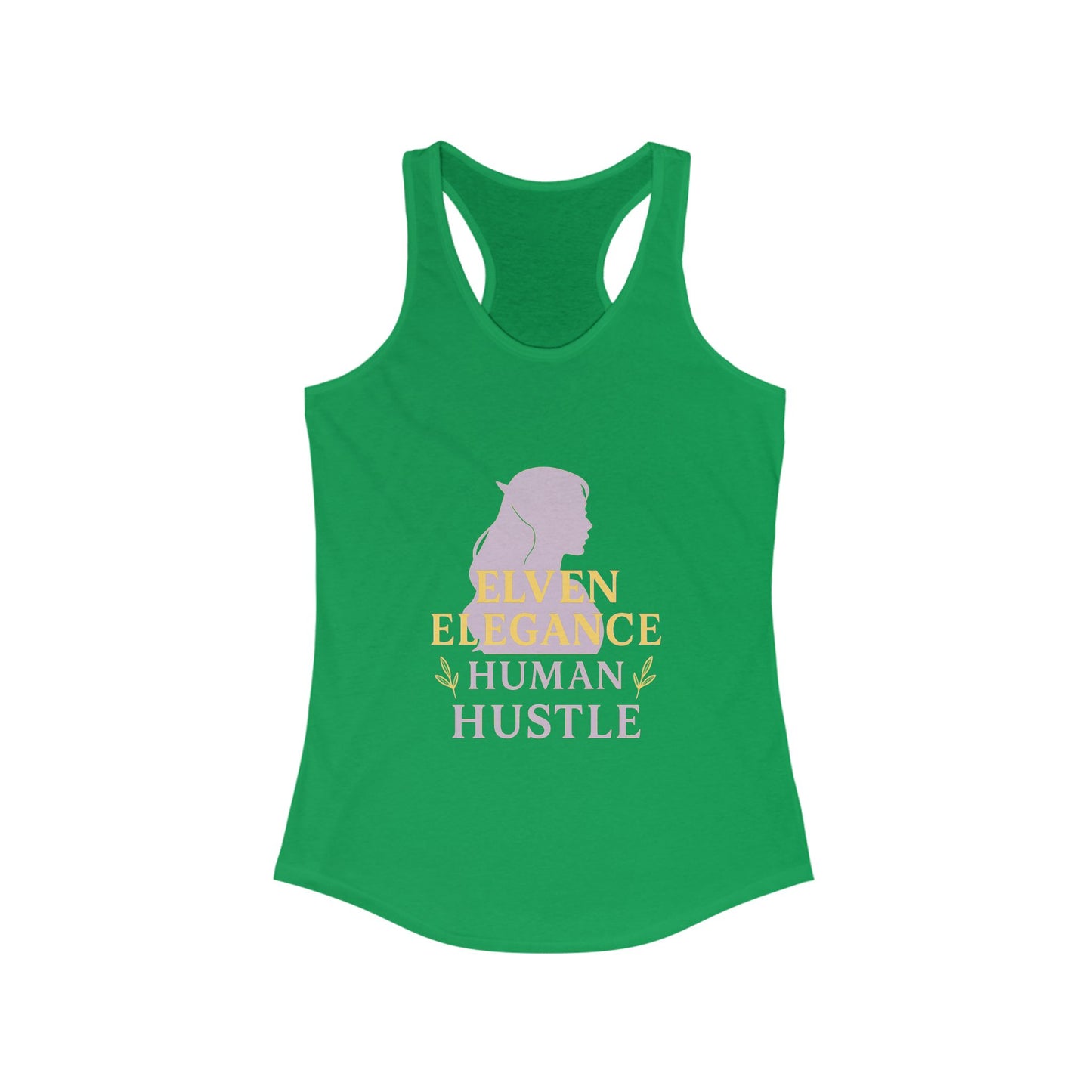Elven Elegance, Human Hustle – Fantasy Femme Graphic Tank