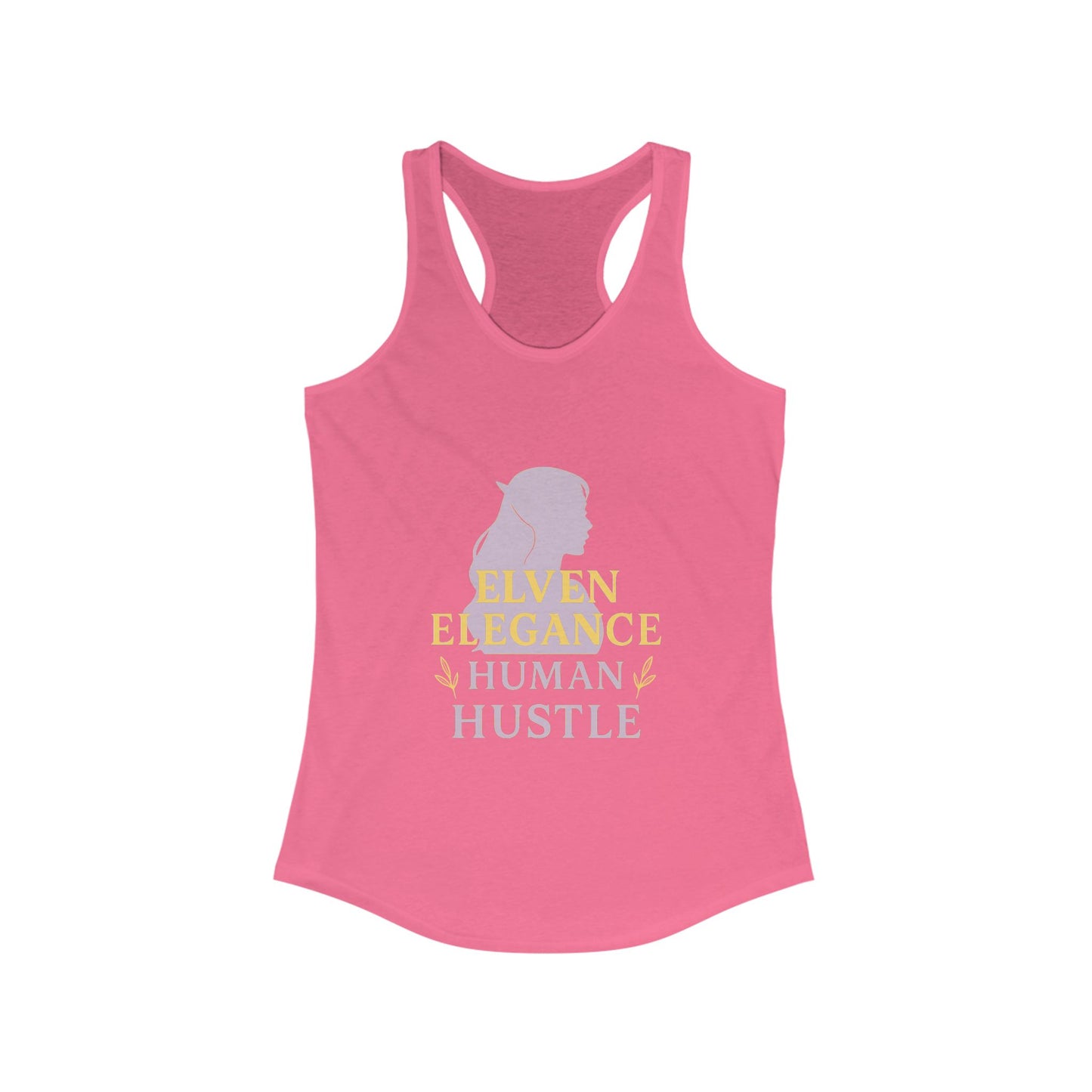 Elven Elegance, Human Hustle – Fantasy Femme Graphic Tank