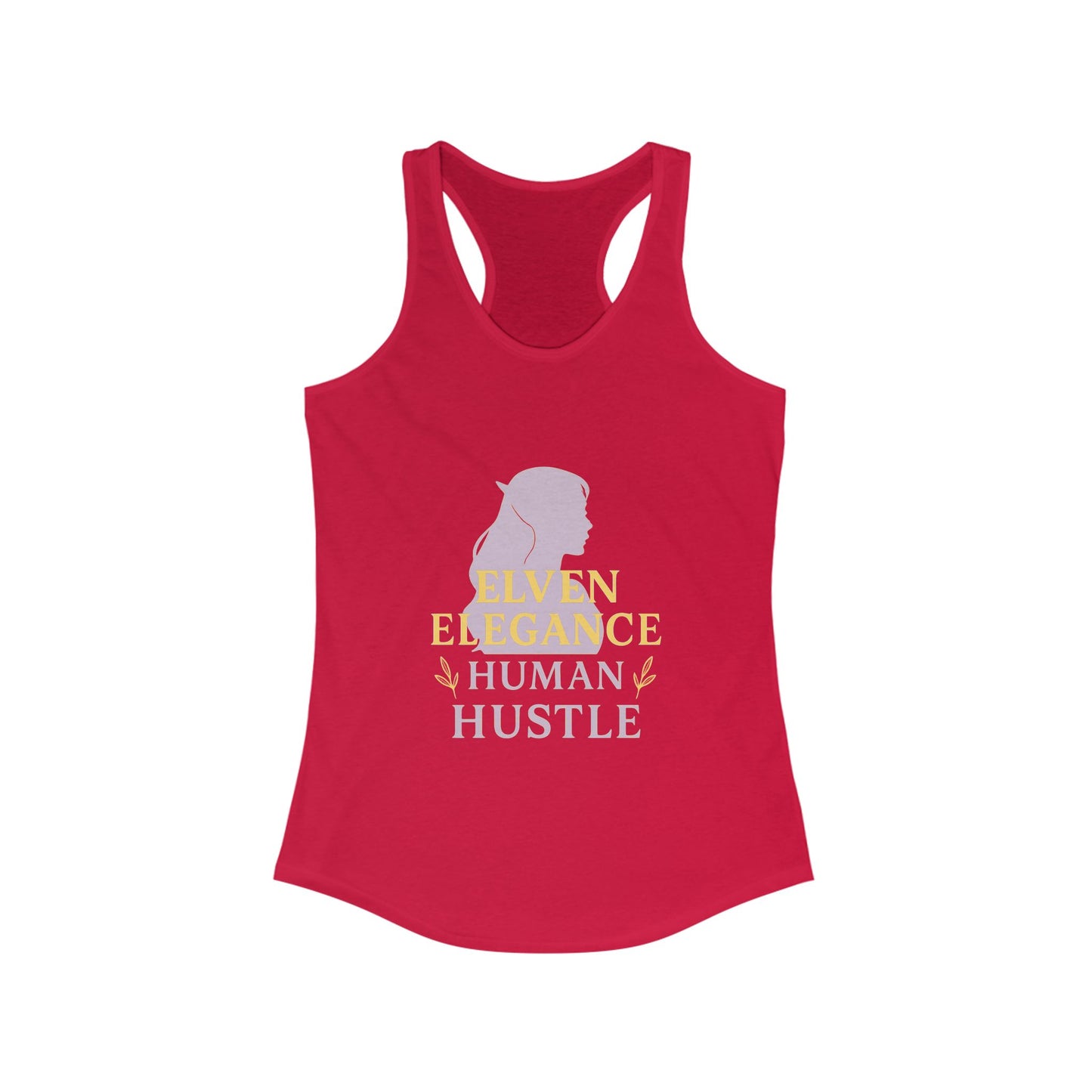 Elven Elegance, Human Hustle – Fantasy Femme Graphic Tank