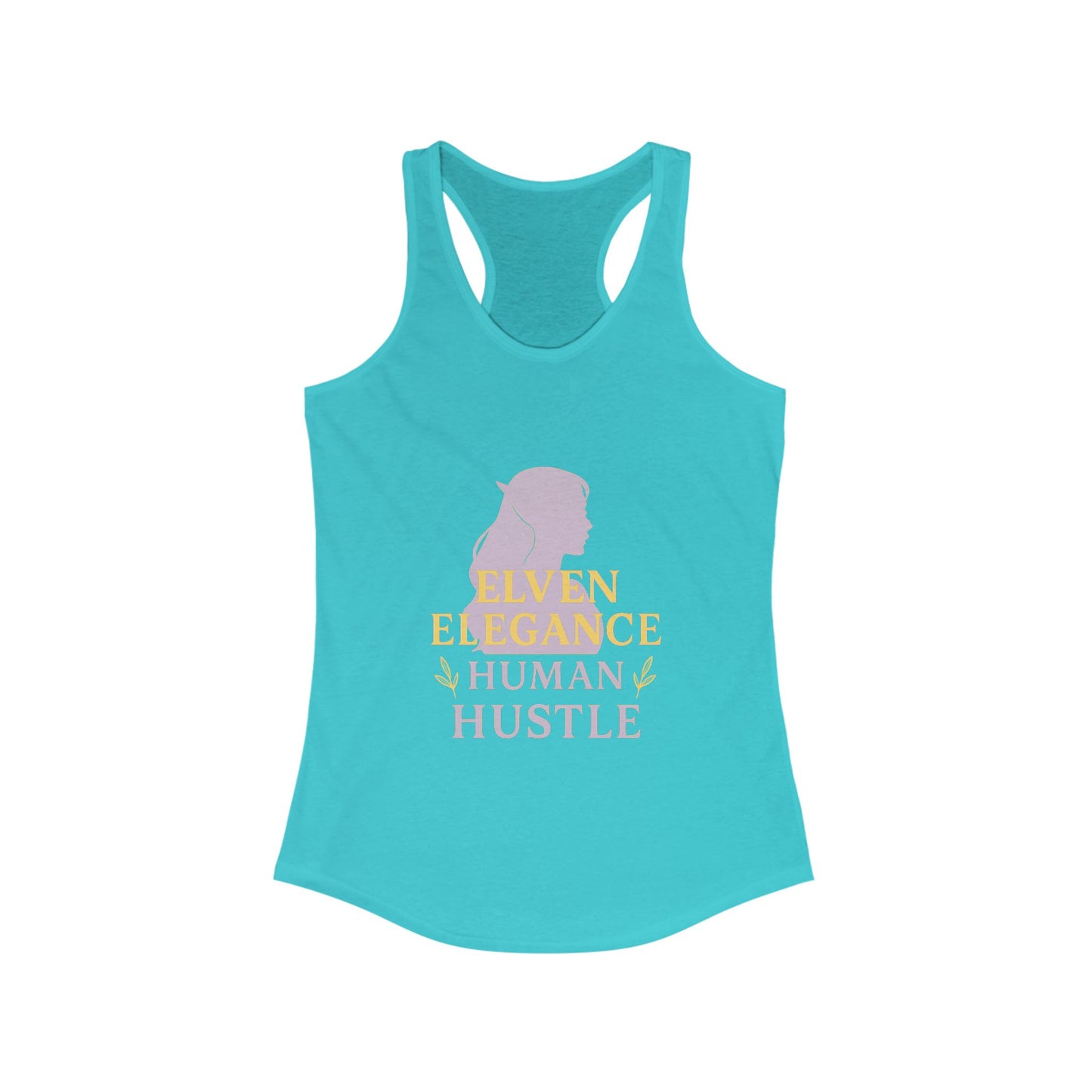 Elven Elegance, Human Hustle – Fantasy Femme Graphic Tank