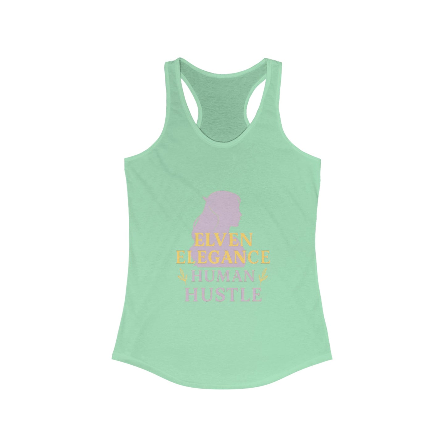 Elven Elegance, Human Hustle – Fantasy Femme Graphic Tank