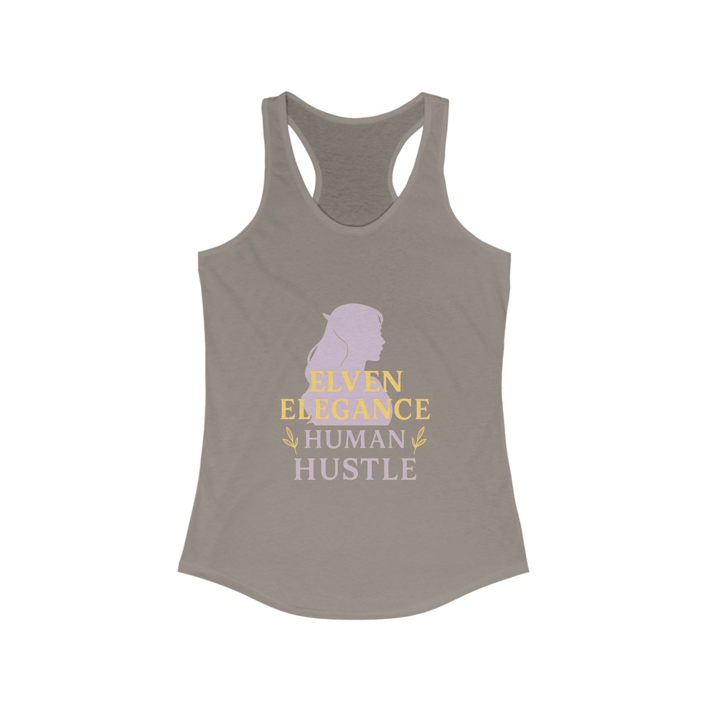 Elven Elegance, Human Hustle – Fantasy Femme Graphic Tank
