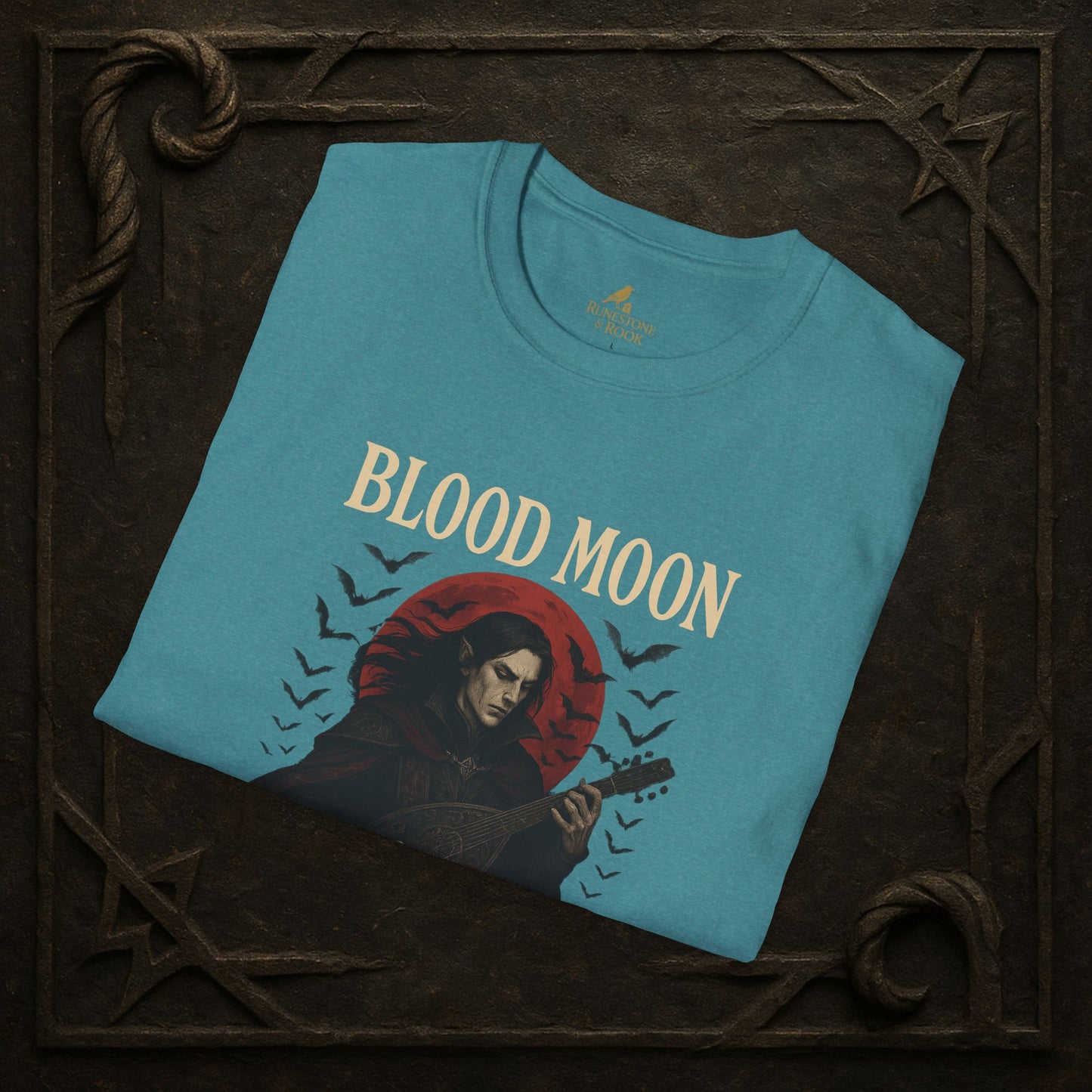 Blood Moon Bard – Vampiric Lute Master T-Shirt