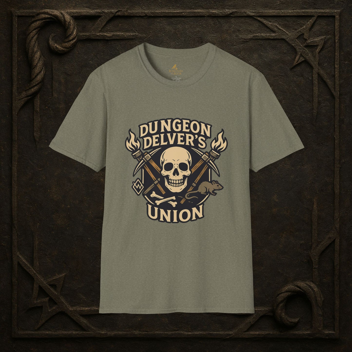 Dungeon Delver’s Union – Crest Emblem T-Shirt