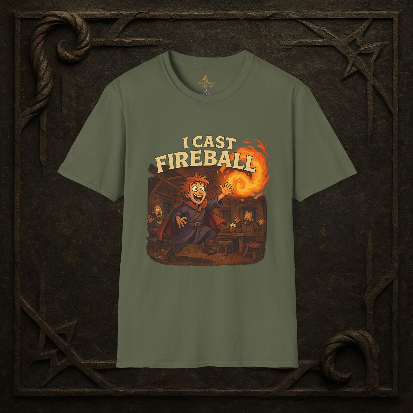 I Cast Fireball – Chaotic Sorcerer Tavern Tee