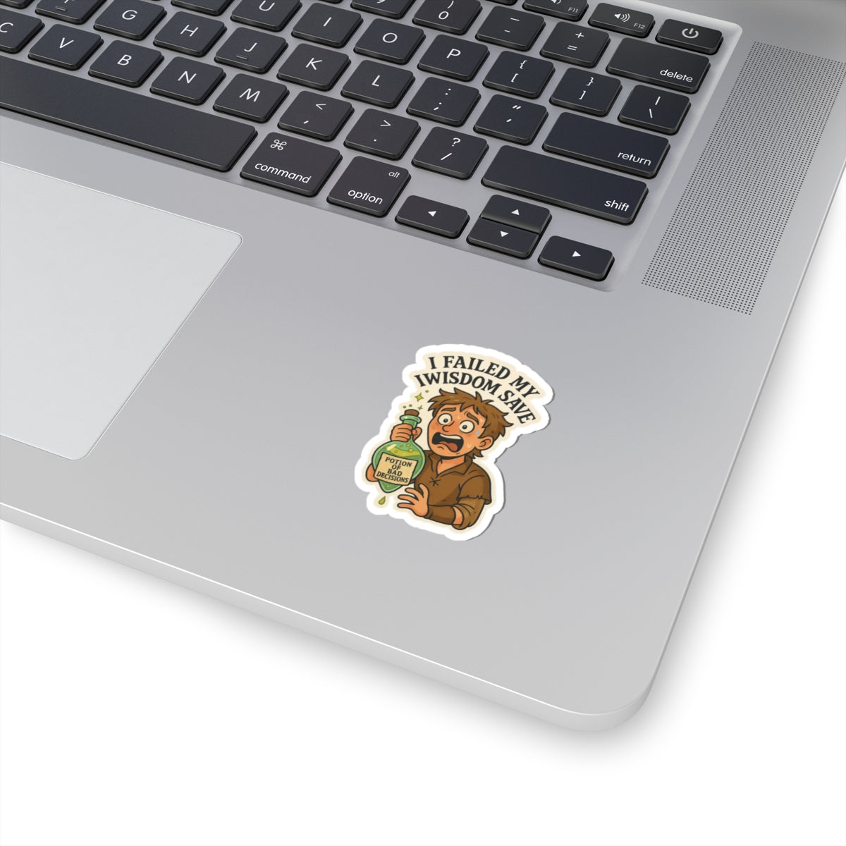 I Failed My Wisdom Save – Potion of Bad Decisions Die Cut Sticker