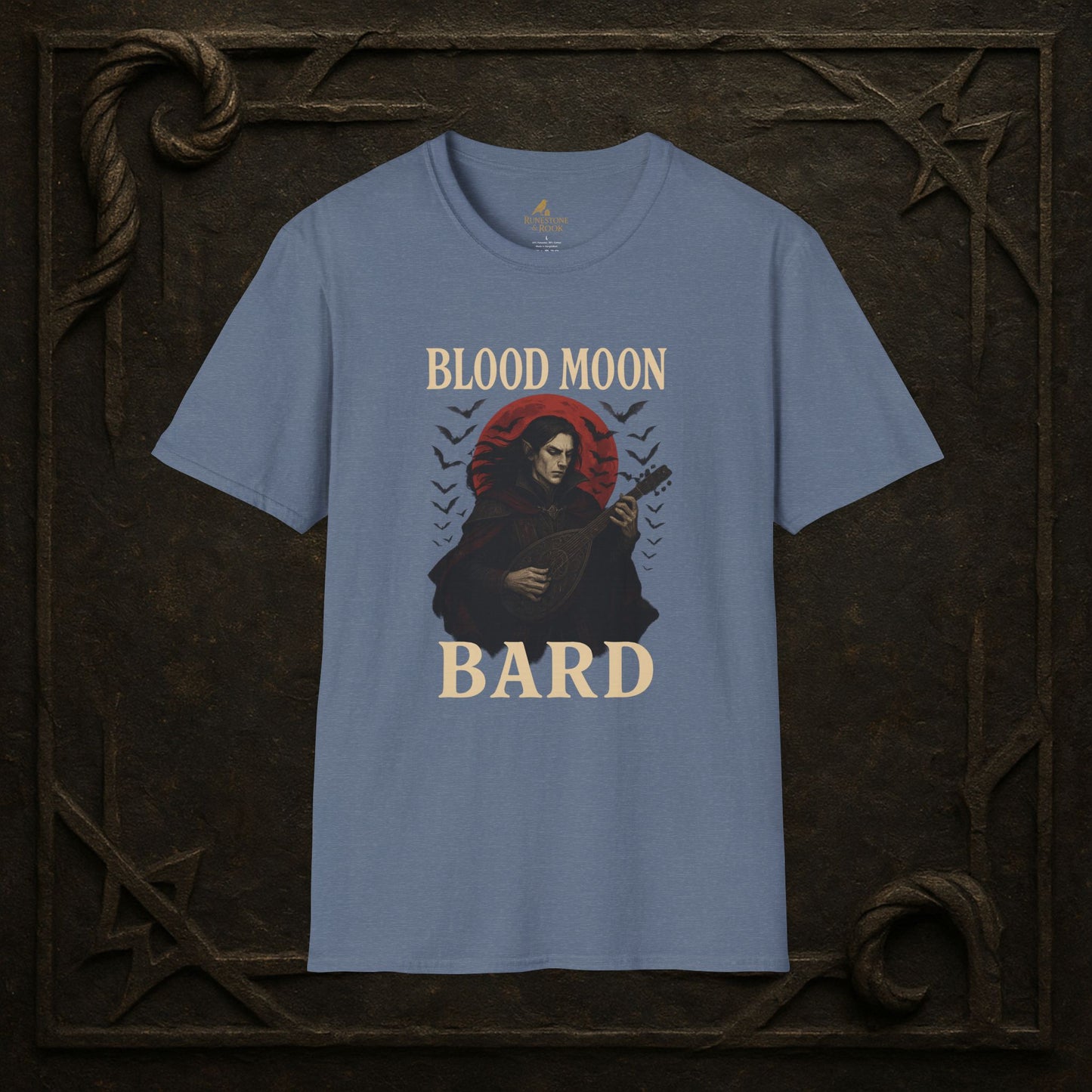 Blood Moon Bard – Vampiric Lute Master T-Shirt