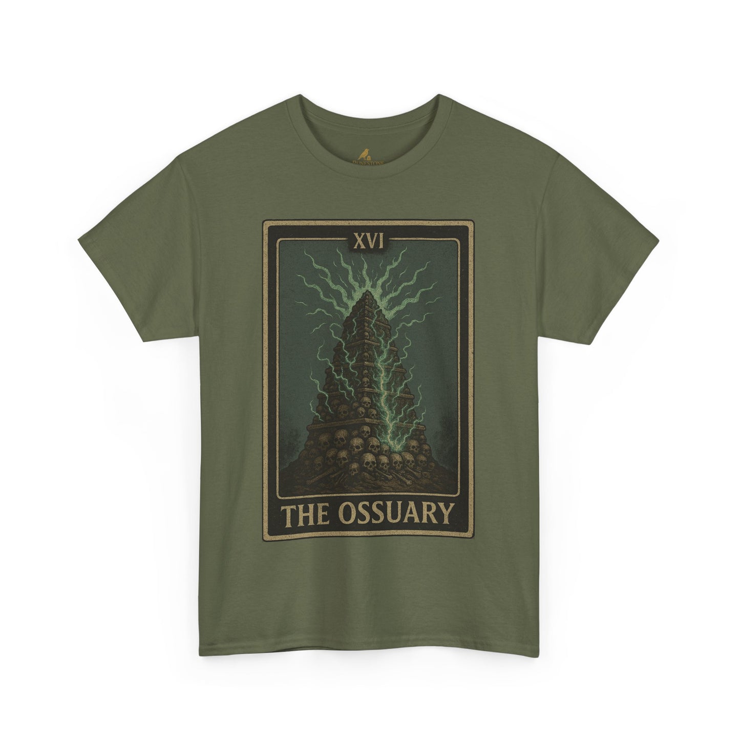 The Ossuary – Tarot of the Dead Tee (Card XVI)