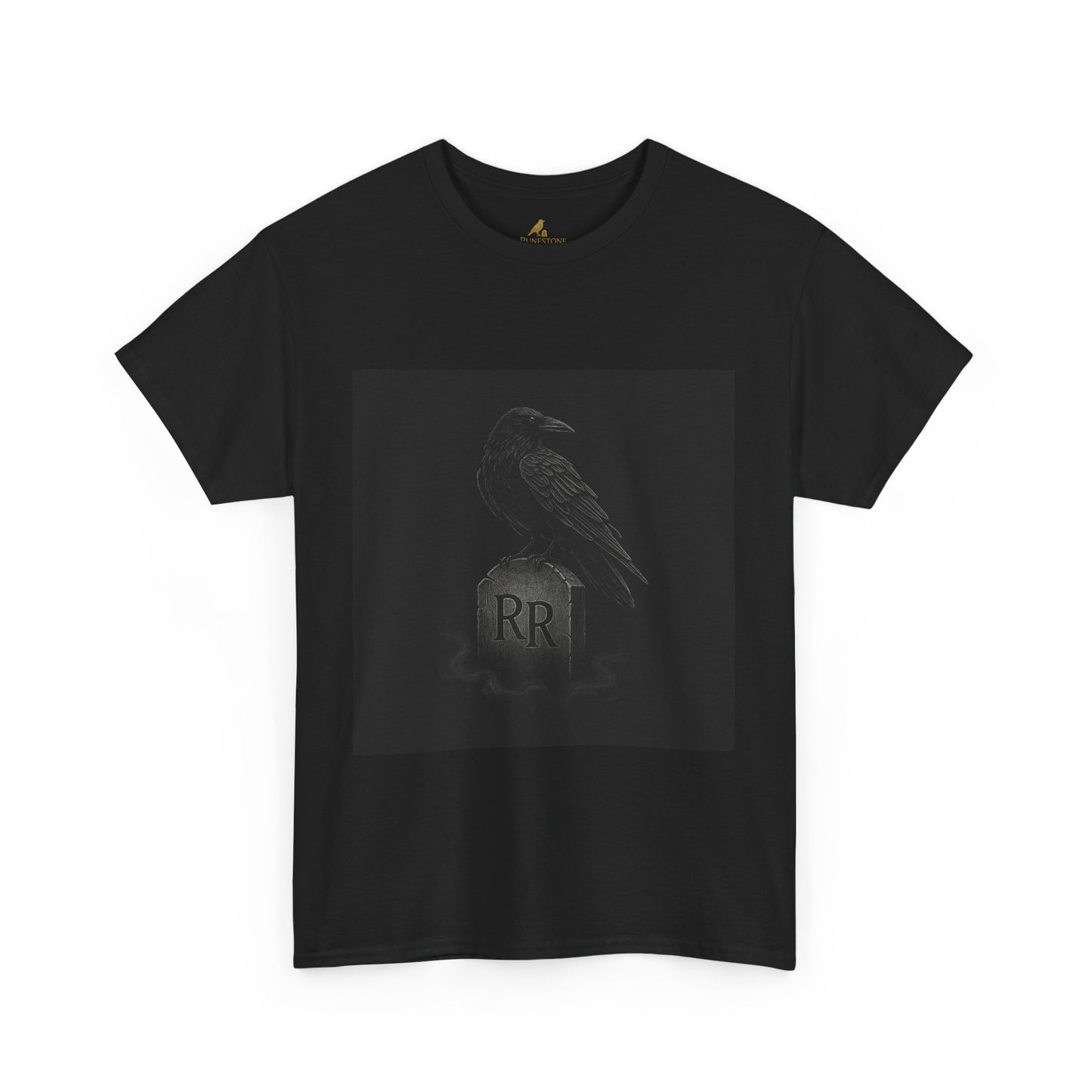 Raven’s Omen – Dark Fantasy Tombstone Tee