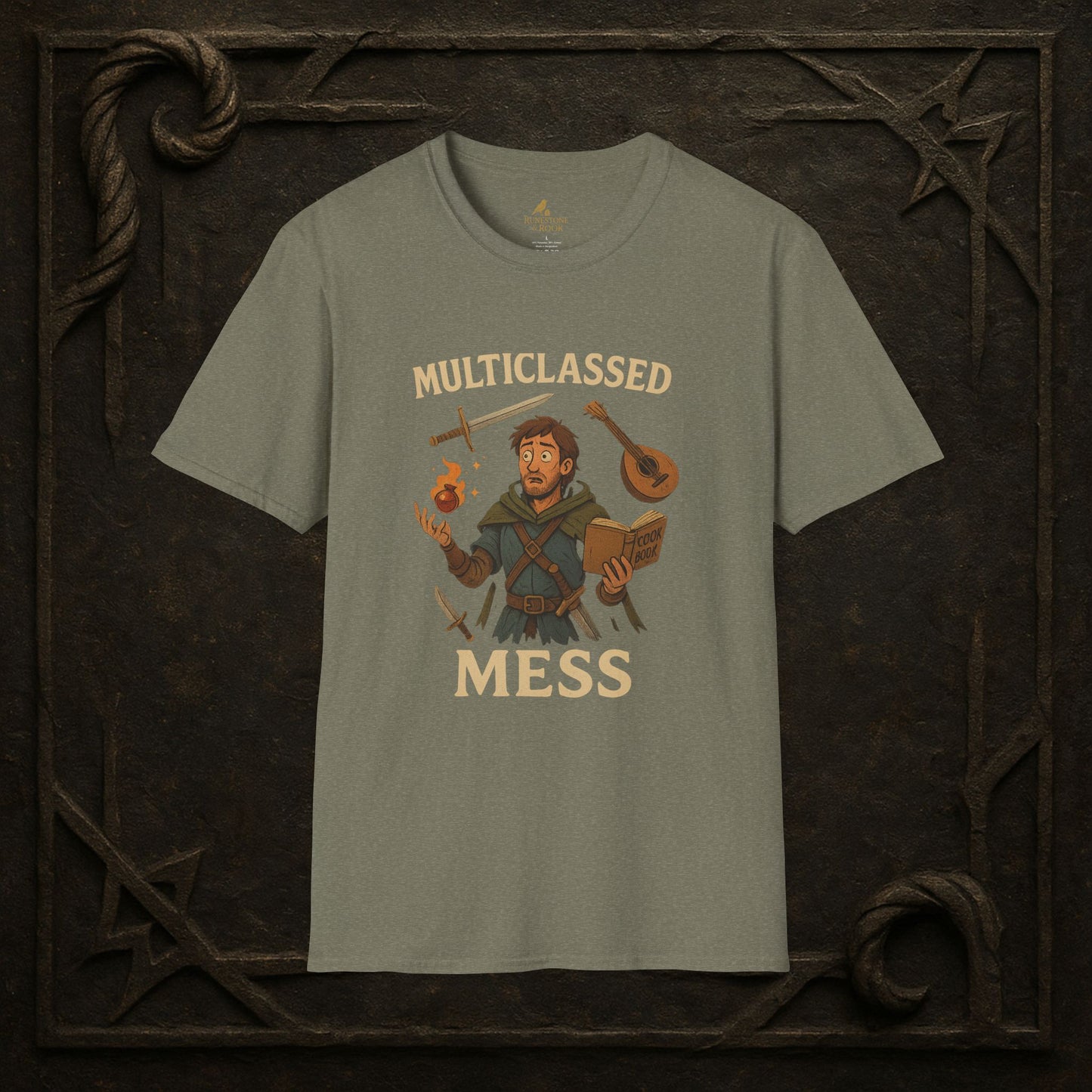 Multiclassed Mess – Chaos Class Adventurer T-Shirt