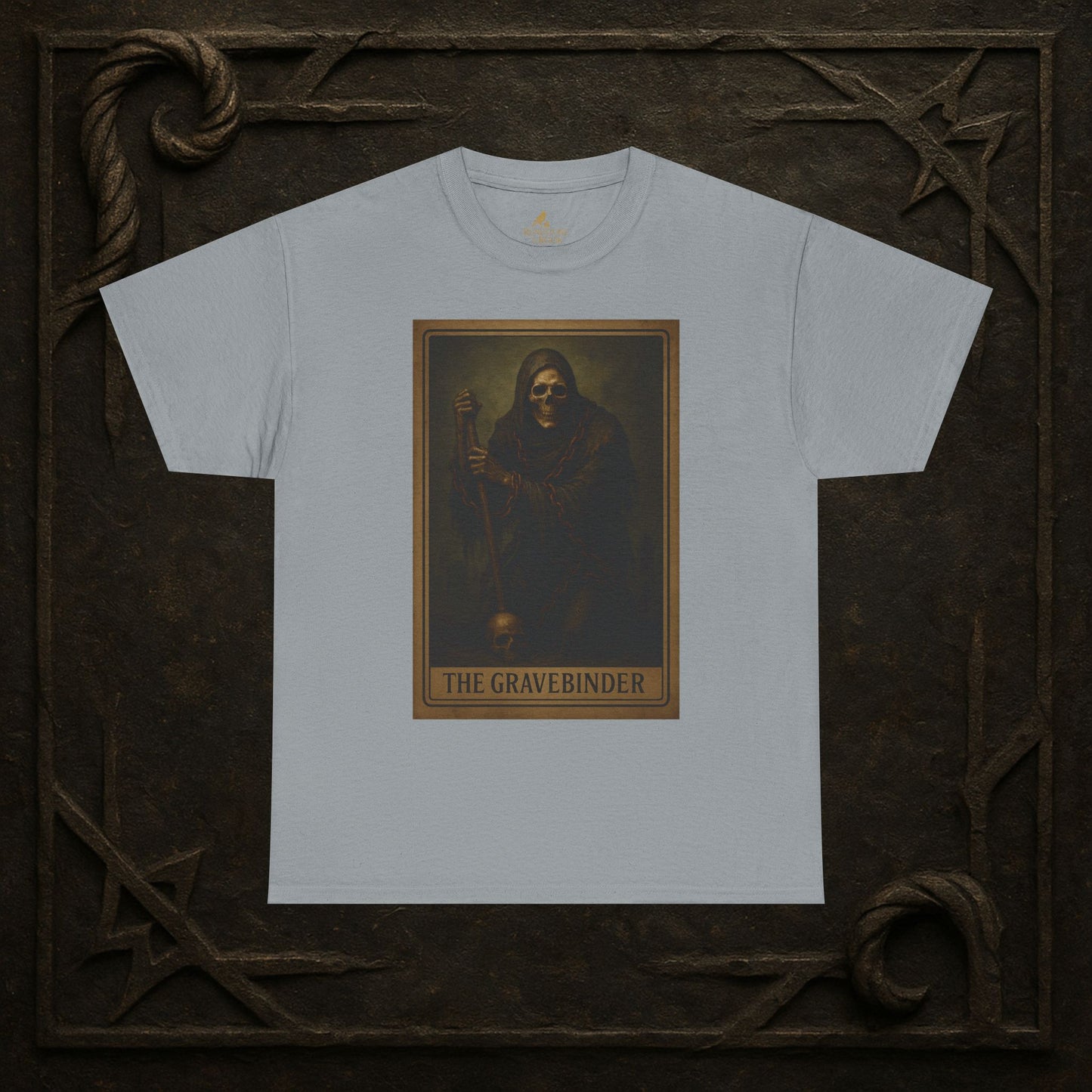 The Gravebinder – Tarot of the Dead Tee (Card V)