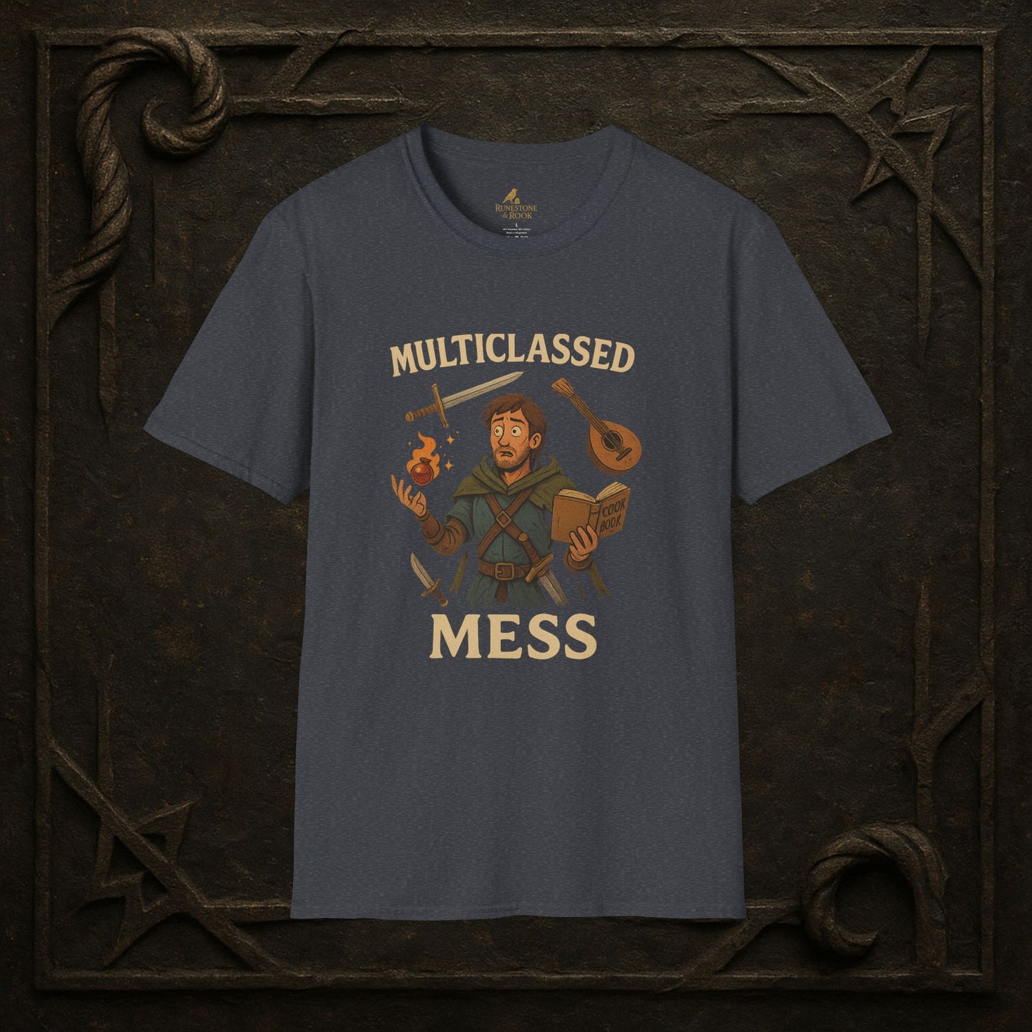 Multiclassed Mess – Chaos Class Adventurer T-Shirt