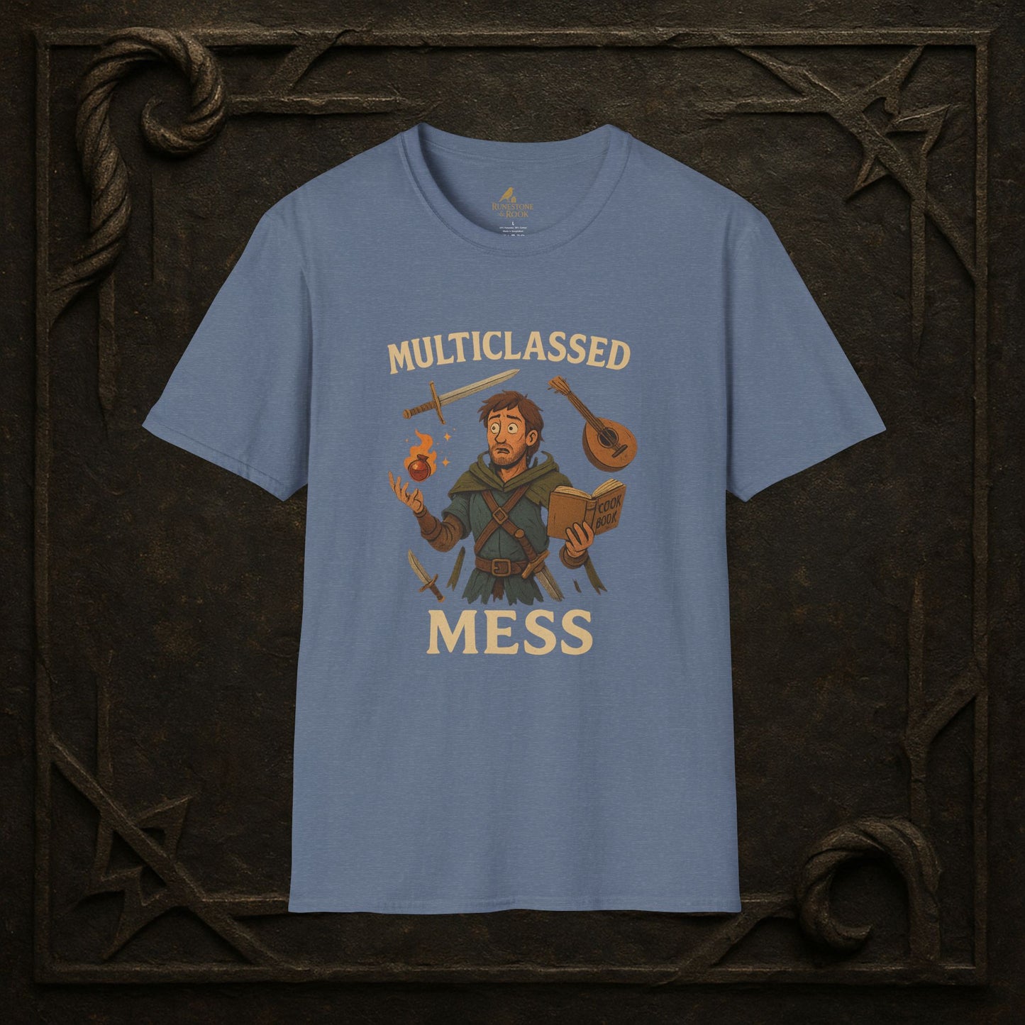 Multiclassed Mess – Chaos Class Adventurer T-Shirt