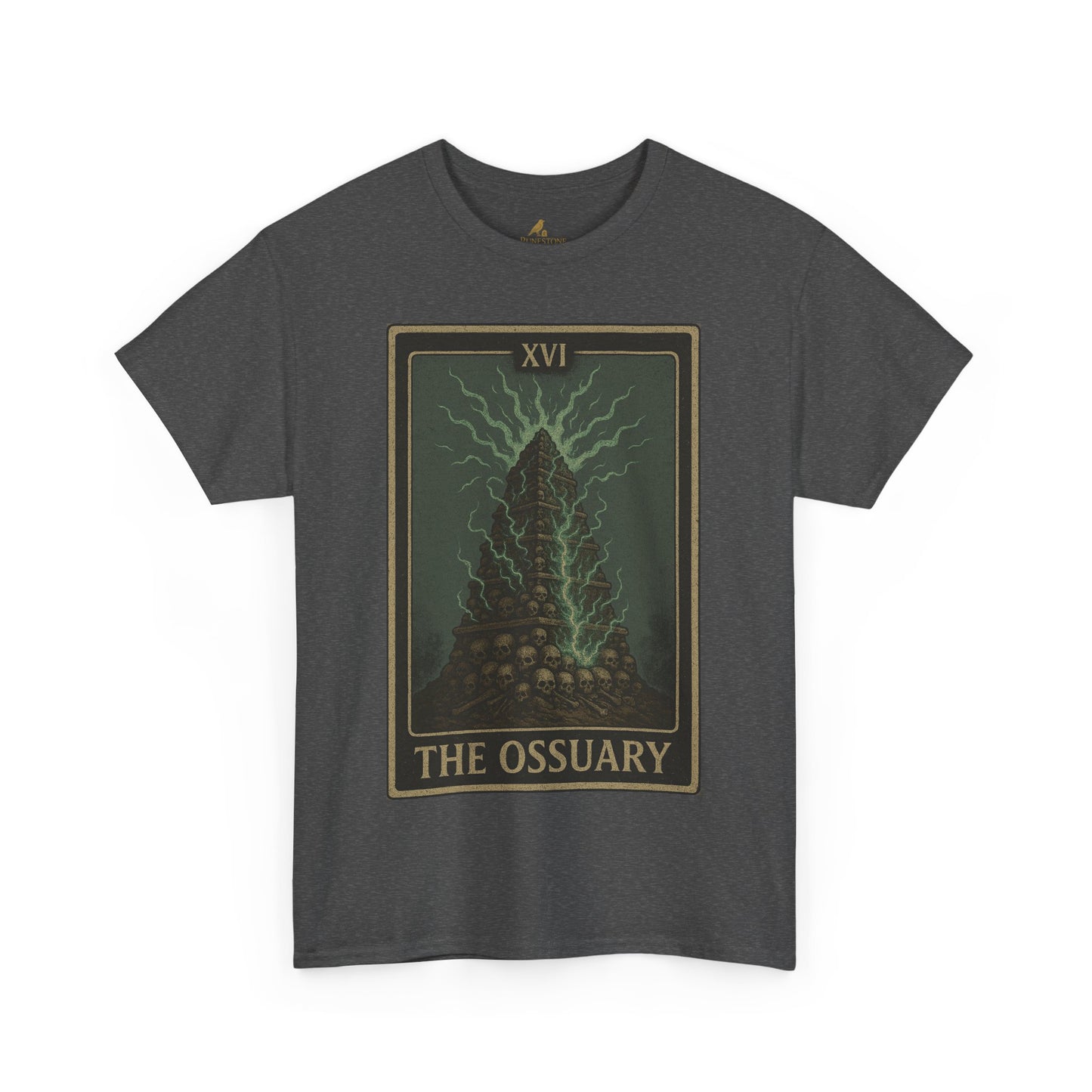 The Ossuary – Tarot of the Dead Tee (Card XVI)