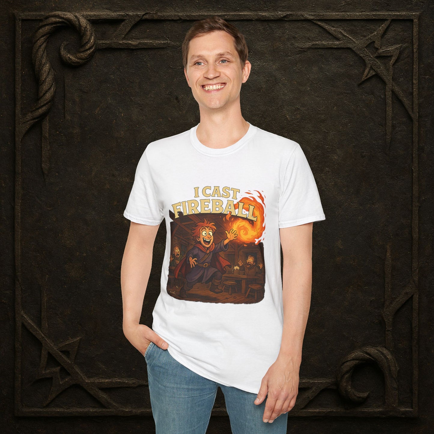 I Cast Fireball – Chaotic Sorcerer Tavern Tee