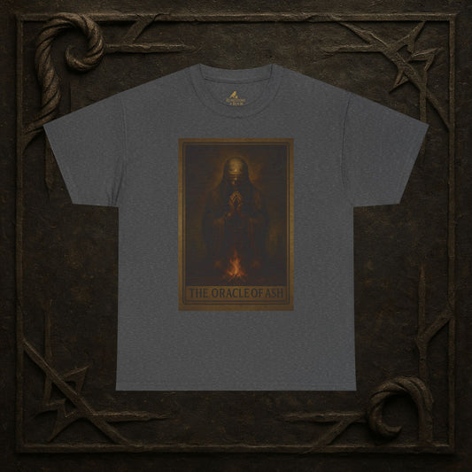 The Oracle of Ash – Tarot of the Dead Tee (Card XI)