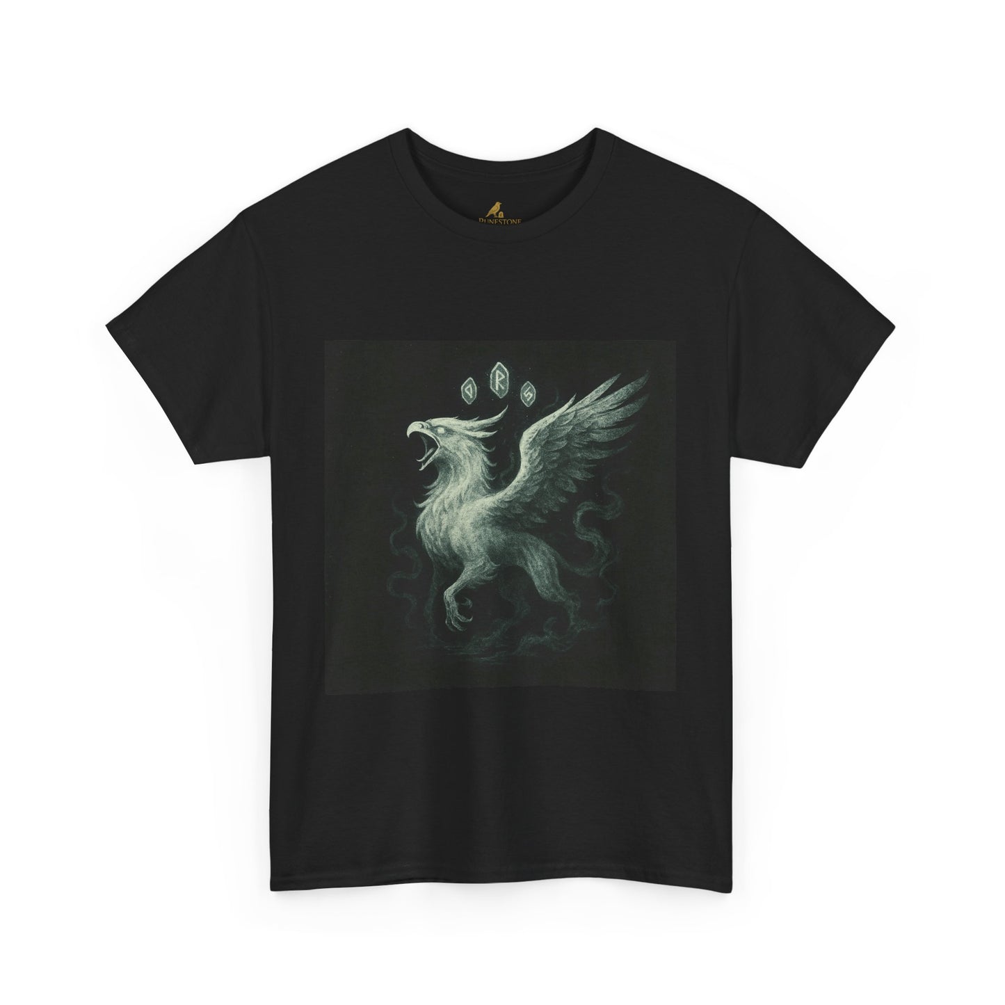 Griffin Wraith Unisex Tee - Spectral Guardian Shirt for Dark Fantasy Fans and RPG Adventurers