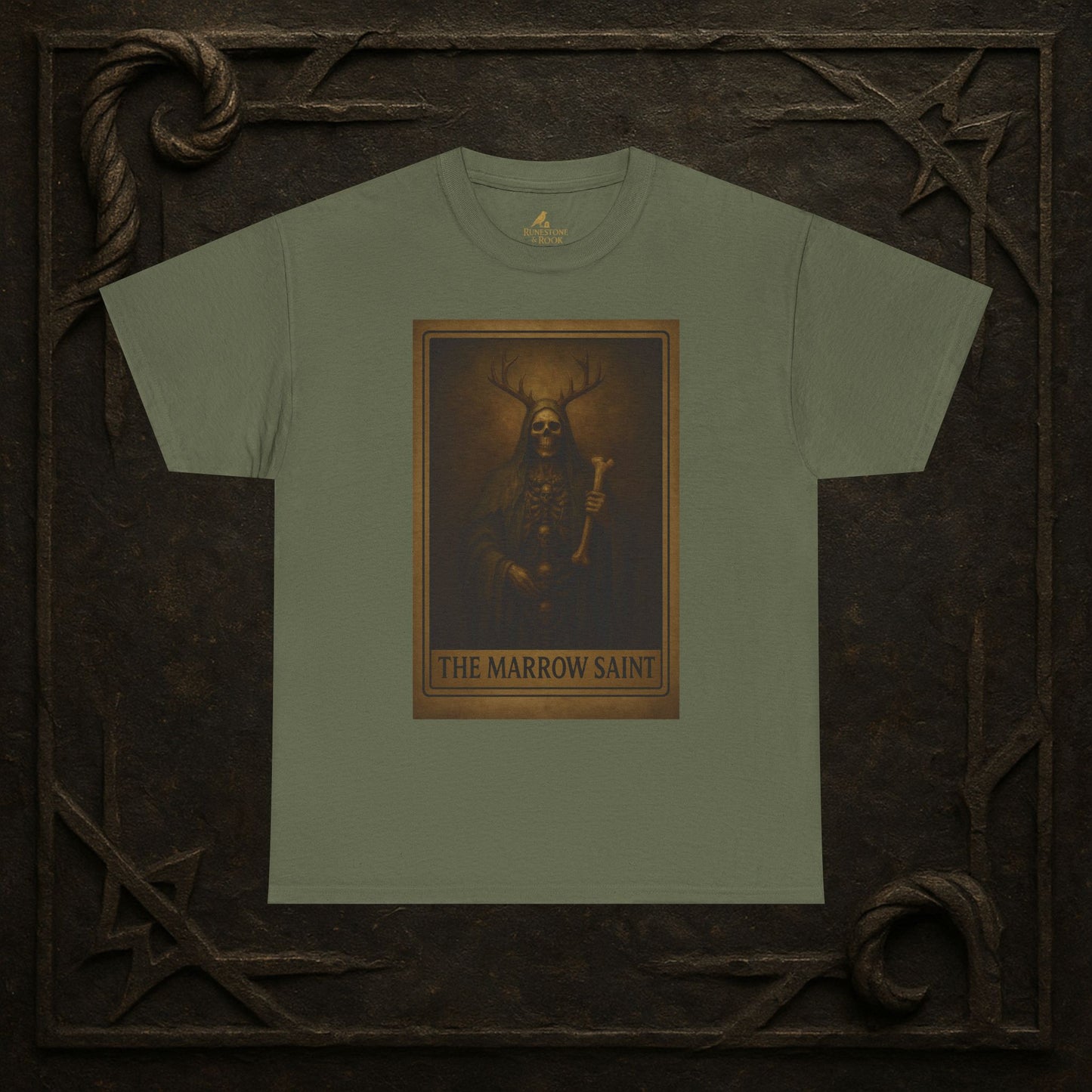 The Marrow Saint – Tarot of the Dead Tee (Card VI)