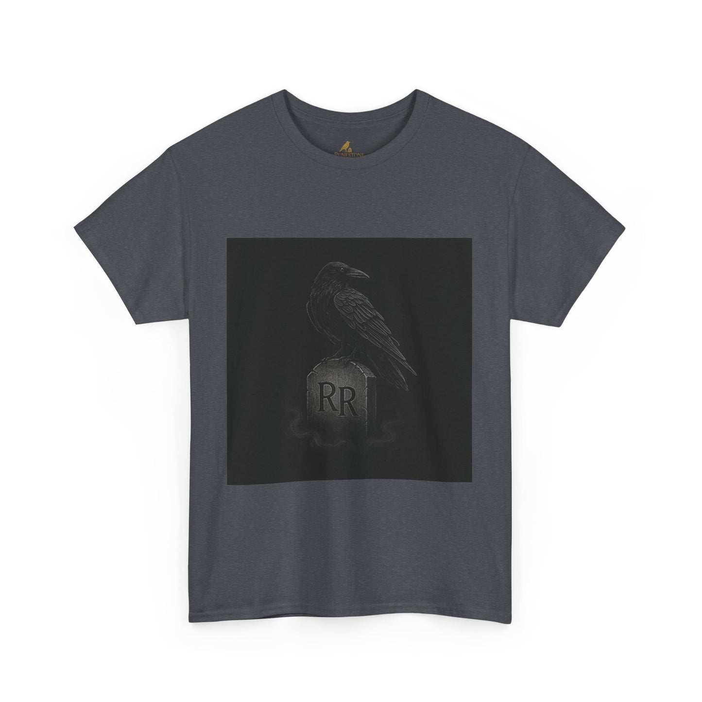 Raven’s Omen – Dark Fantasy Tombstone Tee