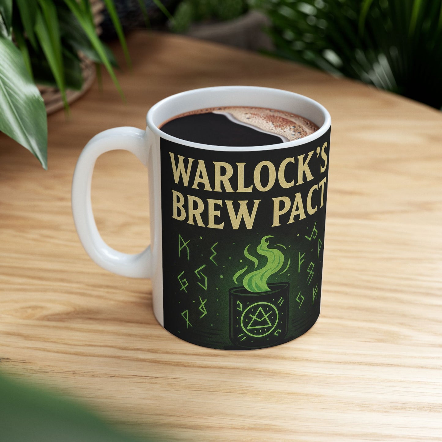 Warlock’s Brew Pact – Eldritch Coffee Mug