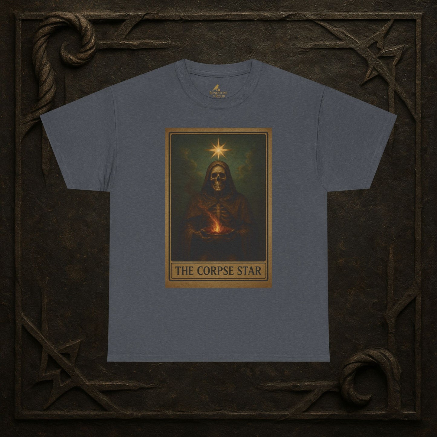 The Corpse Star – Tarot of the Dead Tee (Card XVII)