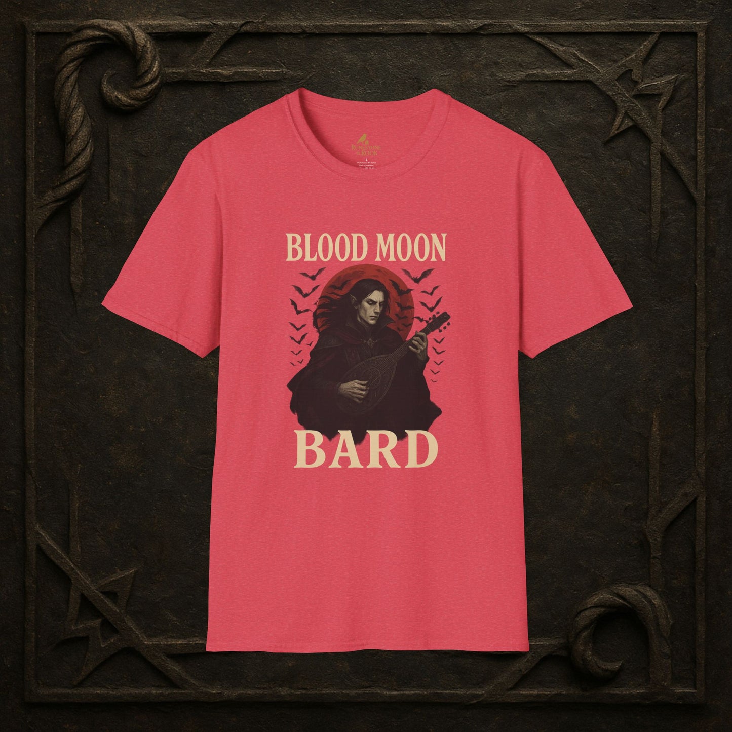 Blood Moon Bard – Vampiric Lute Master T-Shirt