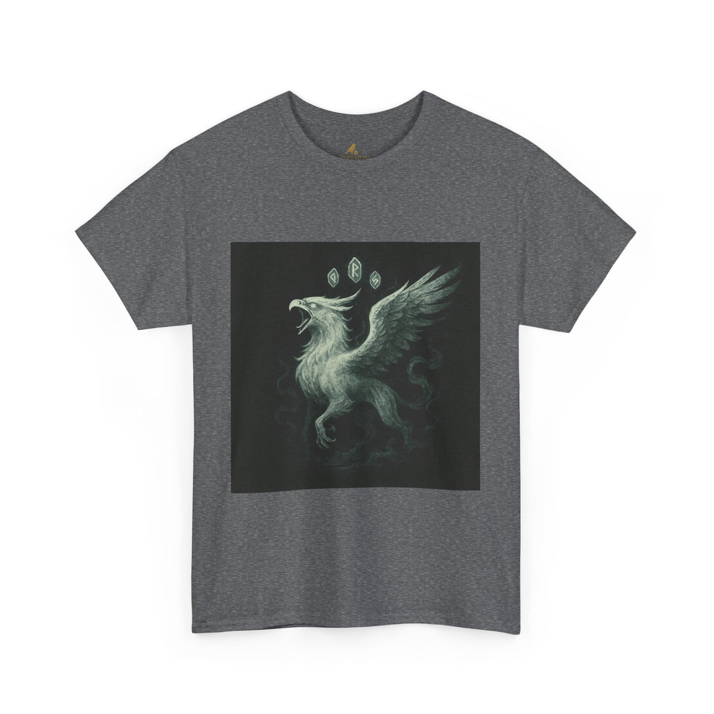 Griffin Wraith Unisex Tee - Spectral Guardian Shirt for Dark Fantasy Fans and RPG Adventurers
