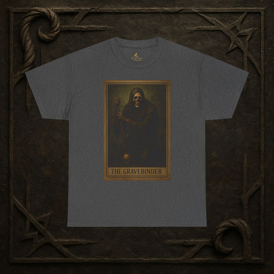 The Gravebinder – Tarot of the Dead Tee (Card V)