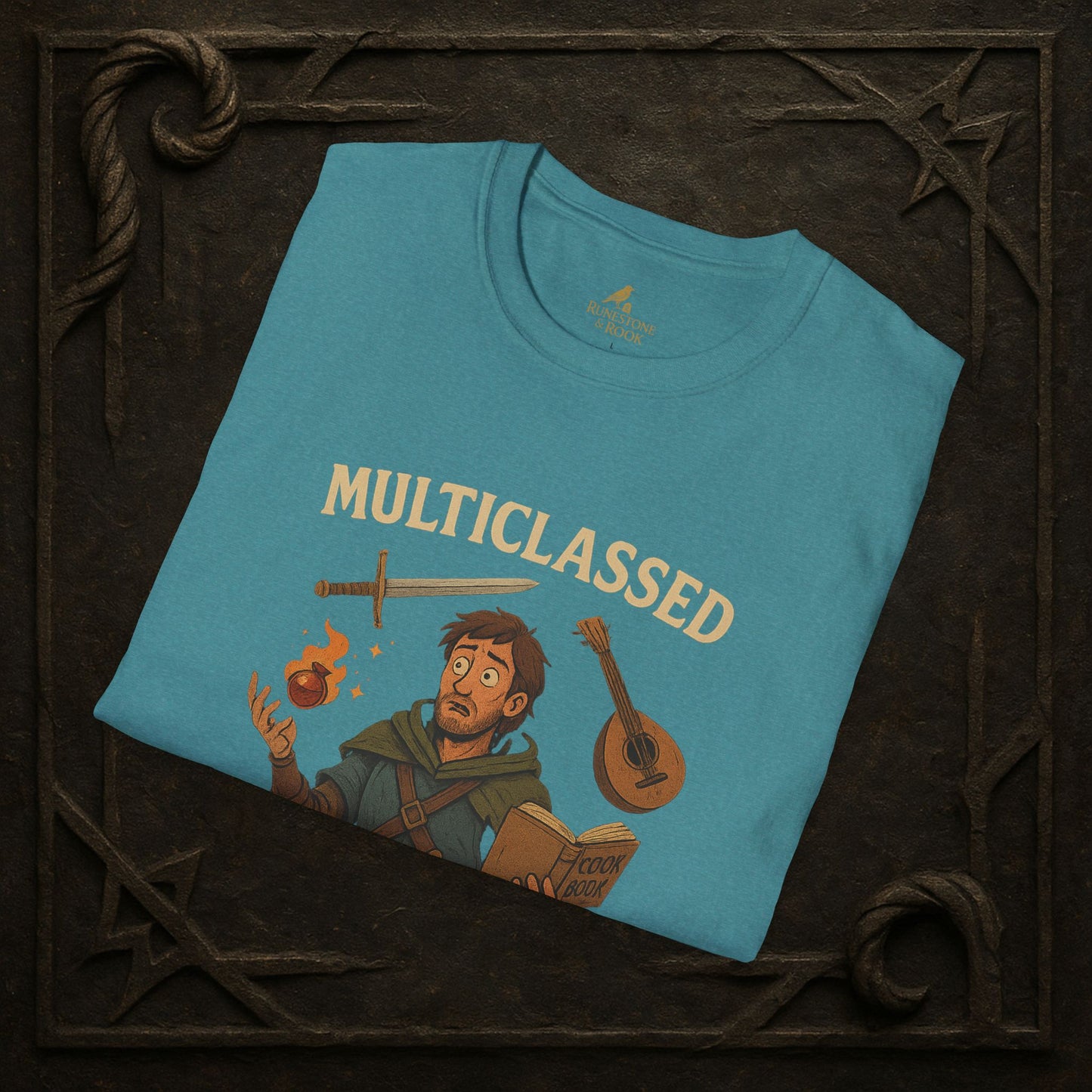 Multiclassed Mess – Chaos Class Adventurer T-Shirt