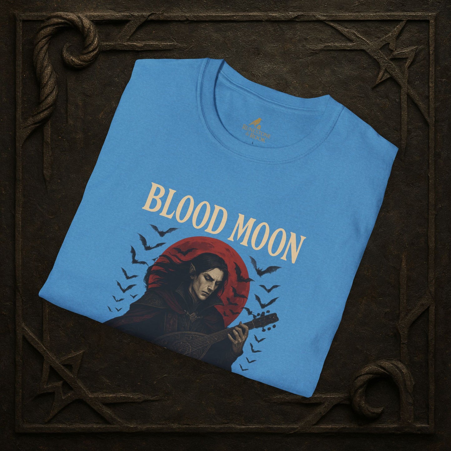 Blood Moon Bard – Vampiric Lute Master T-Shirt