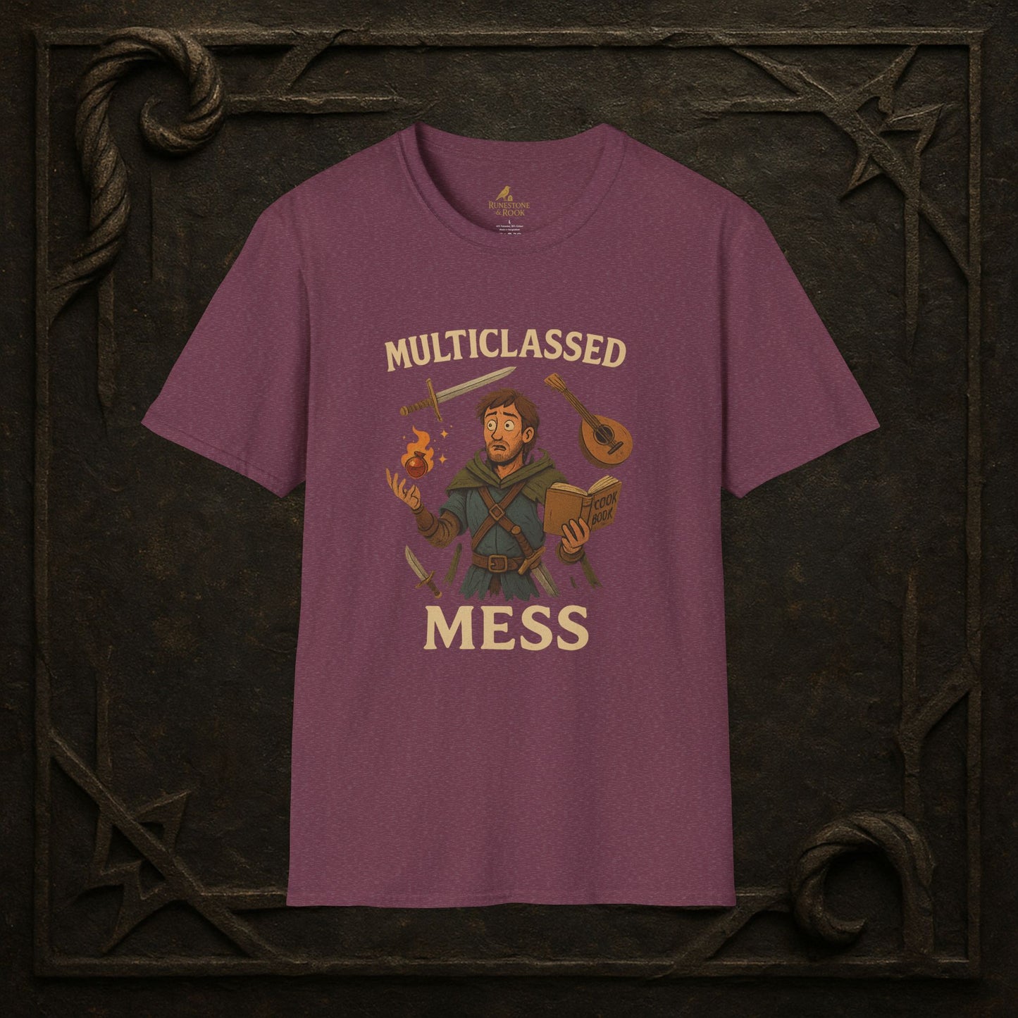 Multiclassed Mess – Chaos Class Adventurer T-Shirt