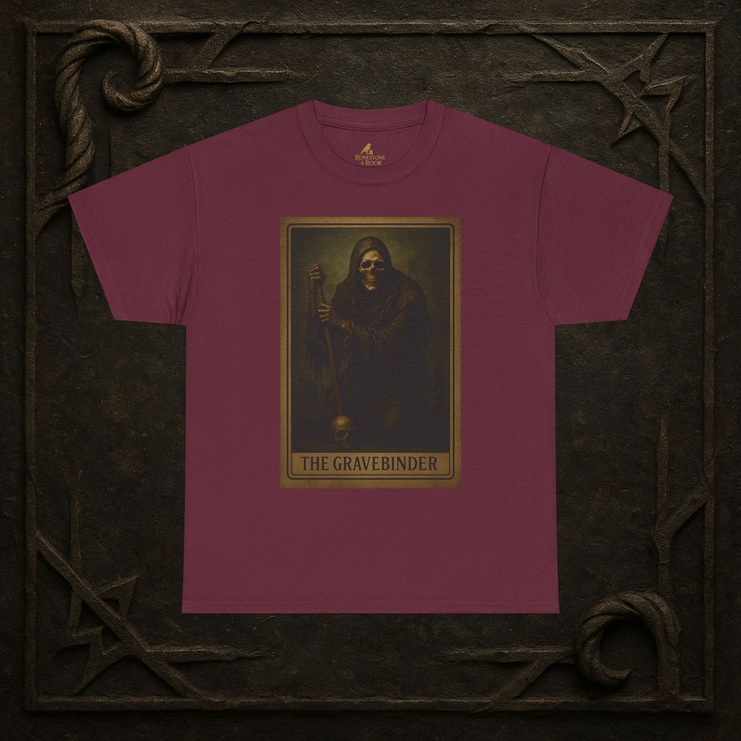 The Gravebinder – Tarot of the Dead Tee (Card V)