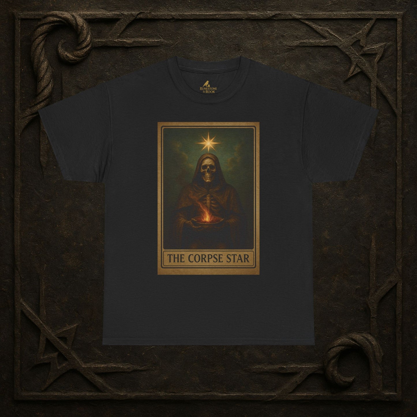 The Corpse Star – Tarot of the Dead Tee (Card XVII)